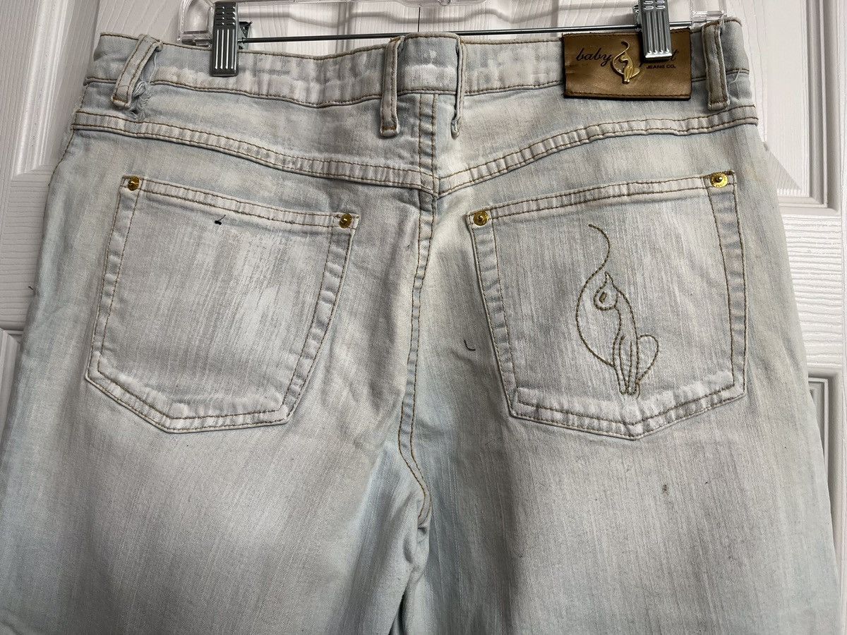 Vintage Baby Phat Light Denim Capri Pants Size 13 Size 37" - 4 Thumbnail