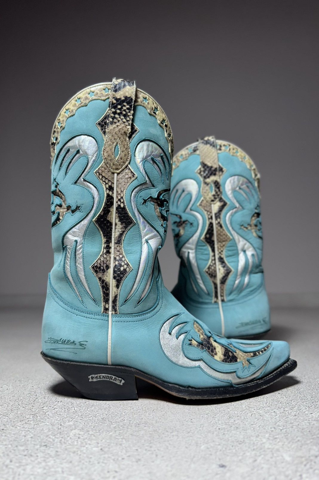 Sendra 36 Sendra David Villellas Lizard Boots Cowboy Western Shoes Size US 6 / IT 36 - 1 Thumbnail