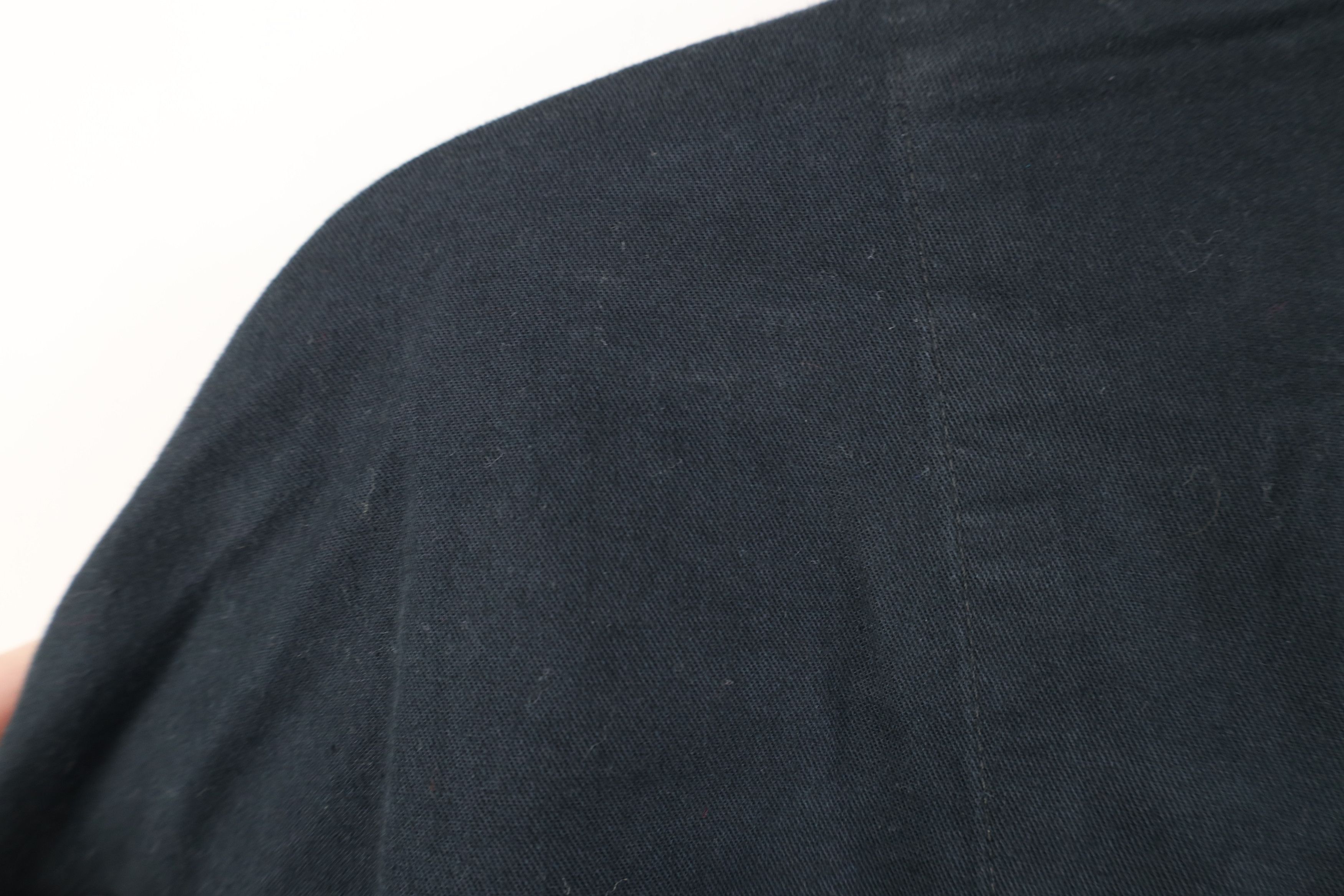 Vintage Vintage 90s Streetwear Big Pocket Button Down Shirt Black Size US XL / EU 56 / 4 - 13 Thumbnail