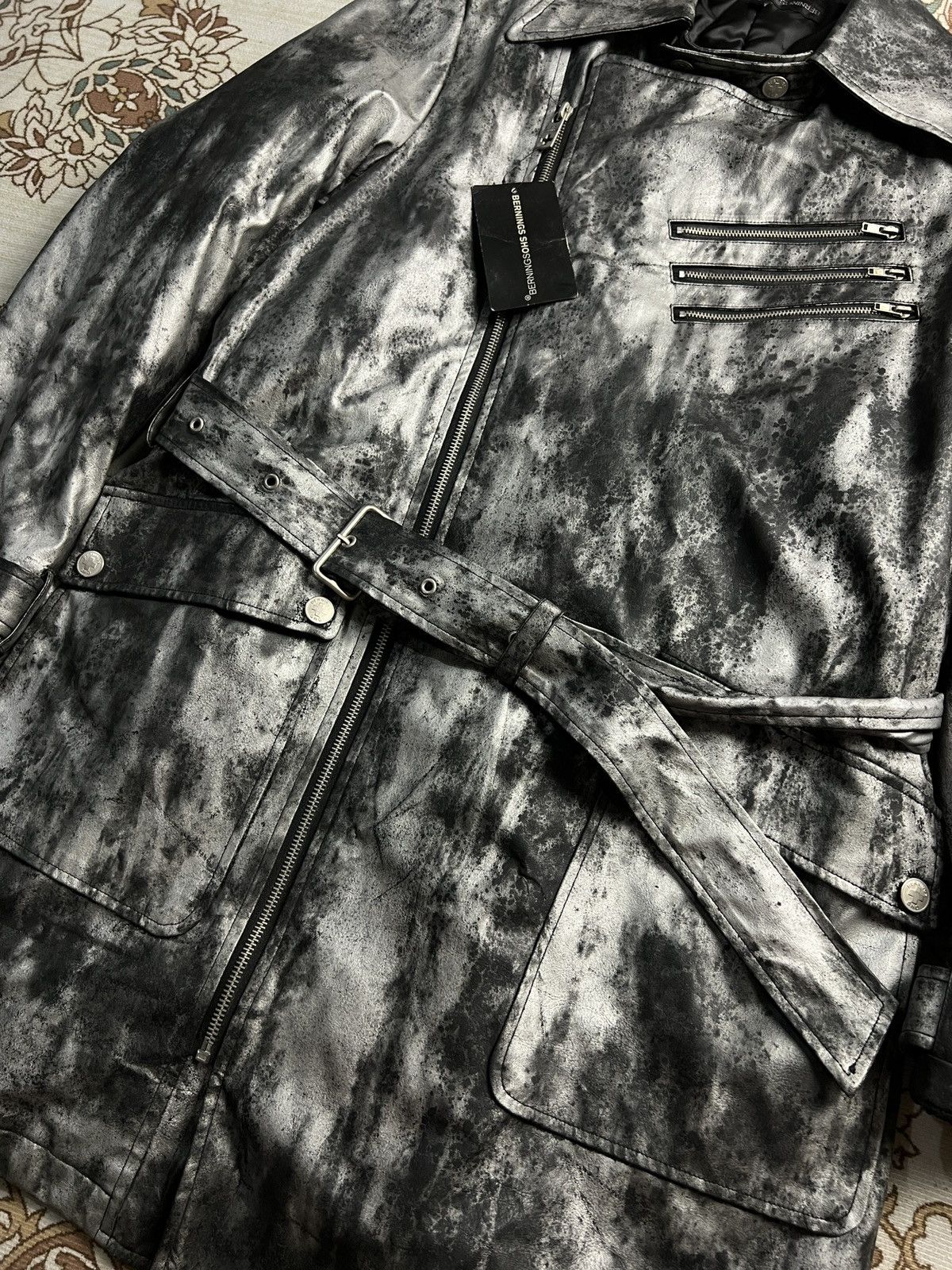 BERNINGS SHO Bernings Sho Wax Trench Jacket Size US L / EU 52-54 / 3 - 5 Thumbnail