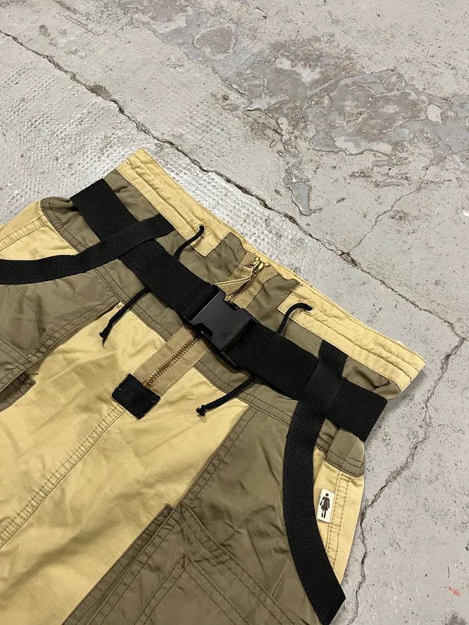 Jean Paul Gaultier AW2003 Jean Paul Gaultier Cargo Bondage Beige Skirt Size 27" / US 4 / IT 40 - 5 Thumbnail