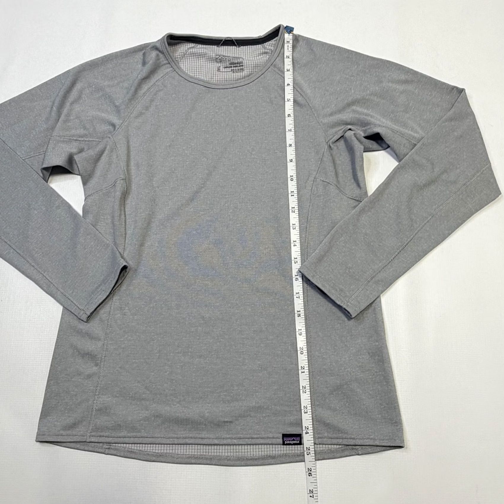 Patagonia Patagonia Womens Medium Gray Capilene Midweight Baselayer Polartec Crew Shirt Size M / US 6-8 / IT 42-44 - 7 Thumbnail