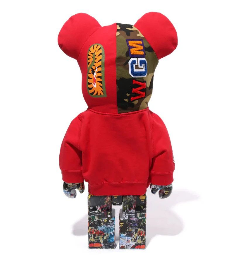 Bape Bape Camo Shark 400% and 100% Bearbrick Size ONE SIZE - 5 Thumbnail