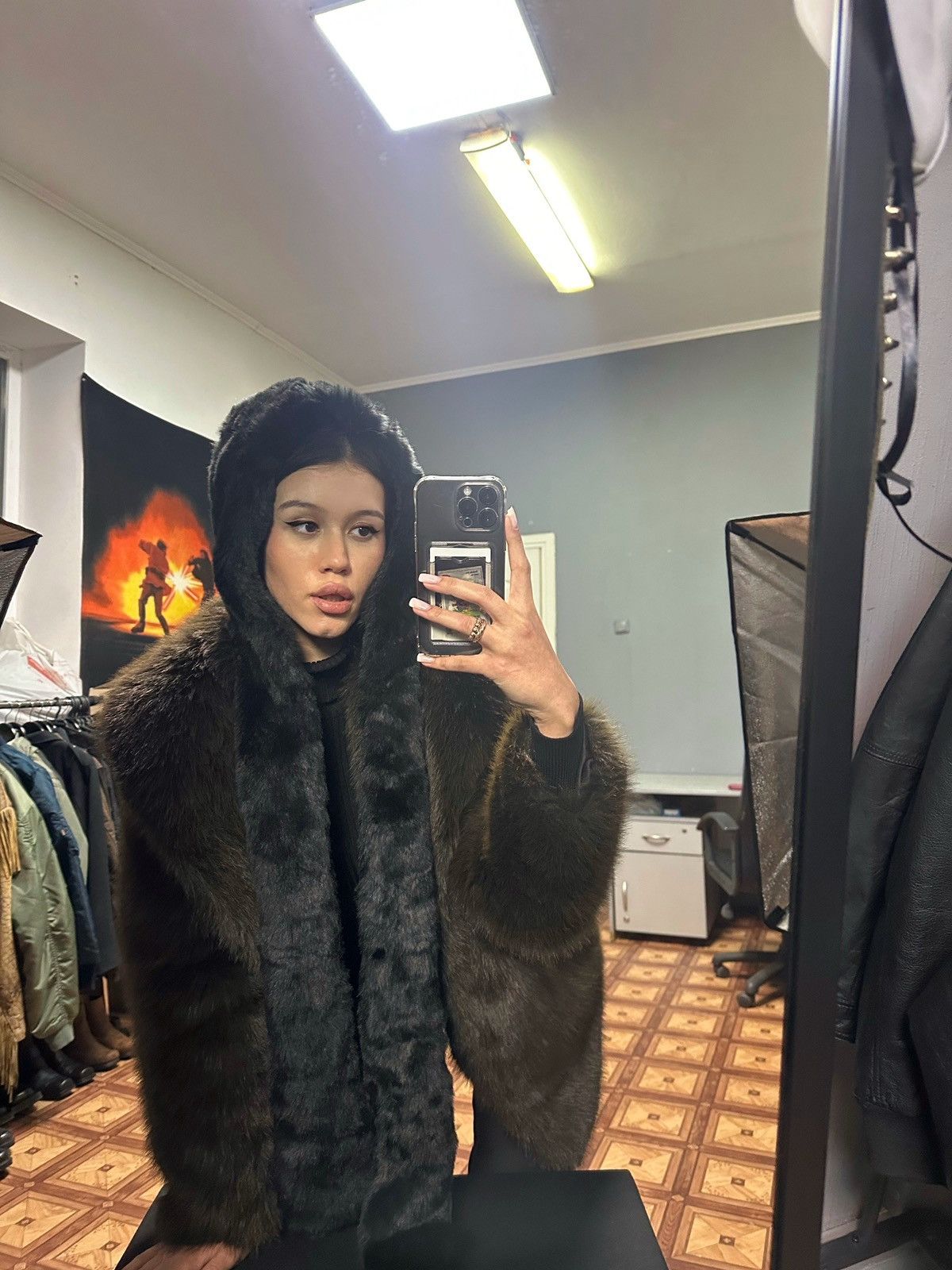 Vintage Faux fur bunny hat Size ONE SIZE - 3 Thumbnail