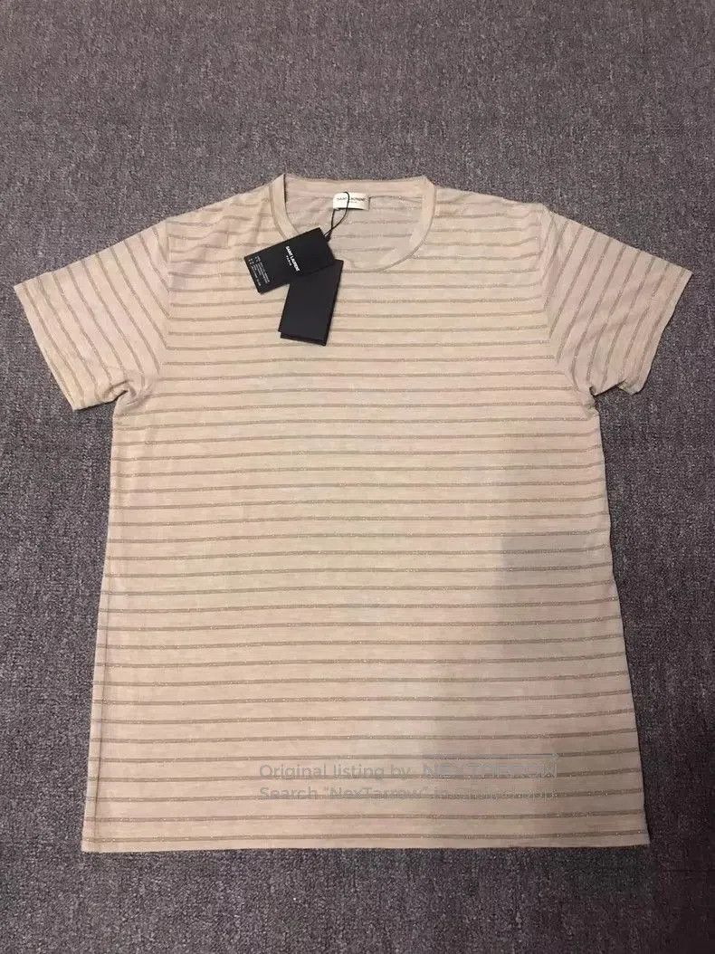 Other Saint Laurent Paris Striped Short Sleeve T-shirt. Size US M / EU 48-50 / 2 - 3 Thumbnail