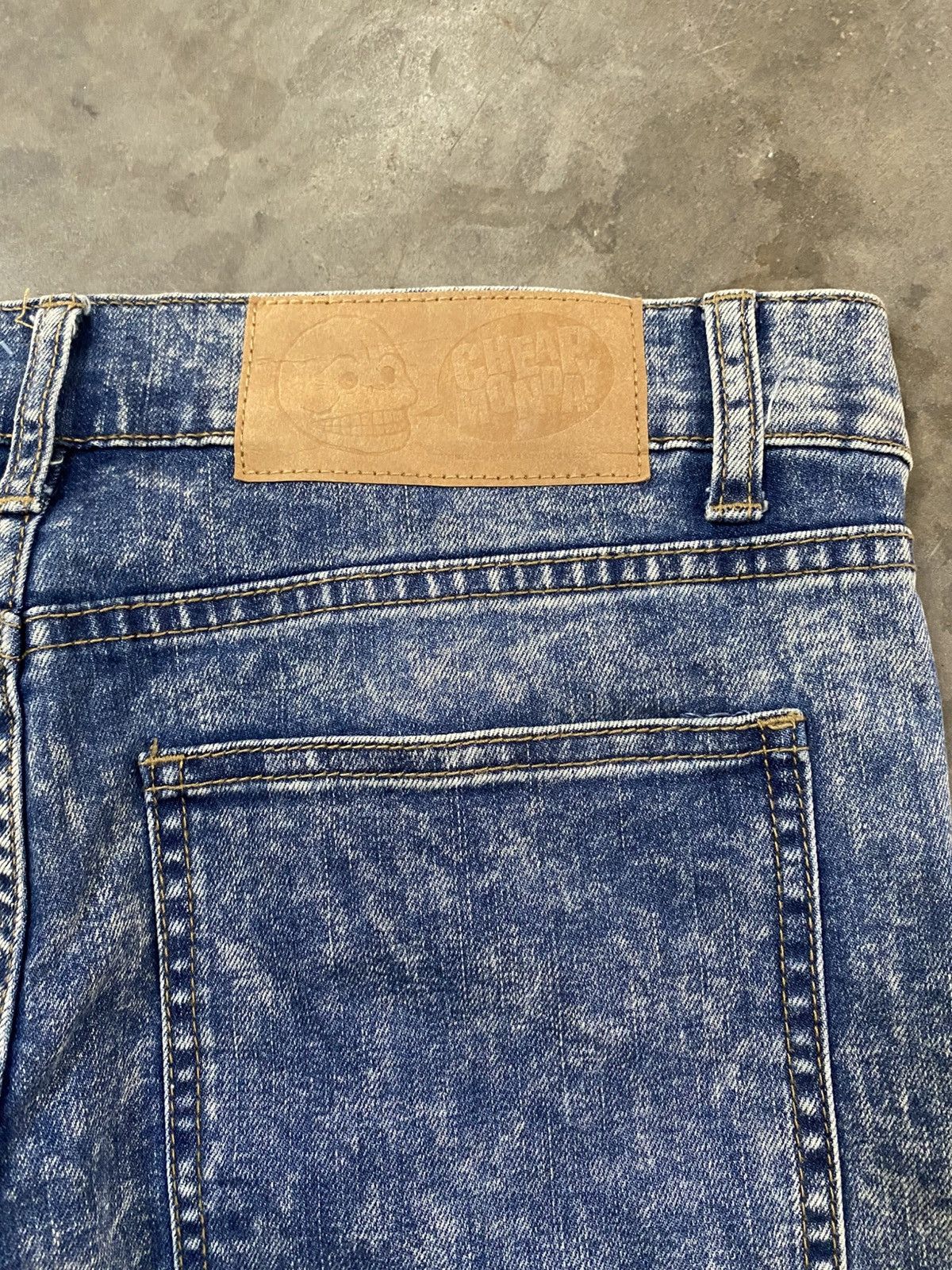 Cheap Monday × Japanese Brand Vintage Cheap Monday Acid Washed Skinny Denim @201 Size US 30 / EU 46 - 11 Thumbnail