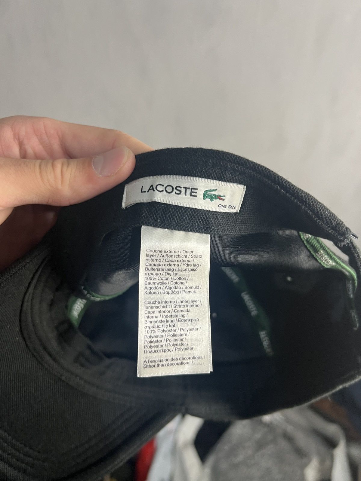 Lacoste Lacoste Vintage Baseball Cap Size ONE SIZE - 7 Thumbnail