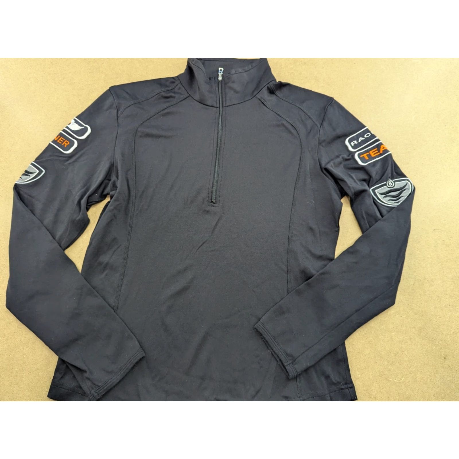 Bogner Bogner Racing Team Womens Base Layer Top Ski Black 1/2 Zip Size 40 XS? Size S / US 4 / IT 40 - 2 Thumbnail