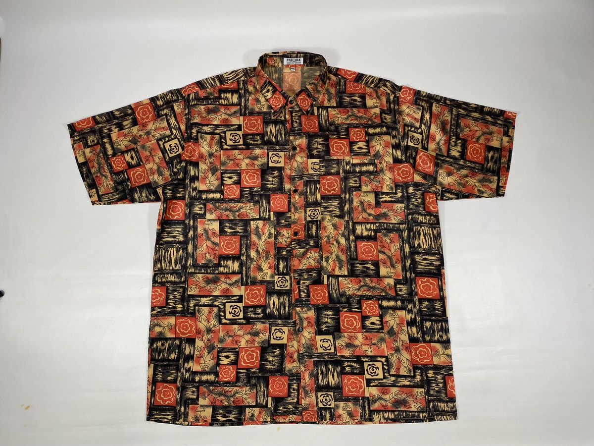 Vintage 🔥LASTDROP🔥 Vintage Apple Silk Abstract Party Festival Shirt Size US XXL / EU 58 / 5 - 8 Thumbnail