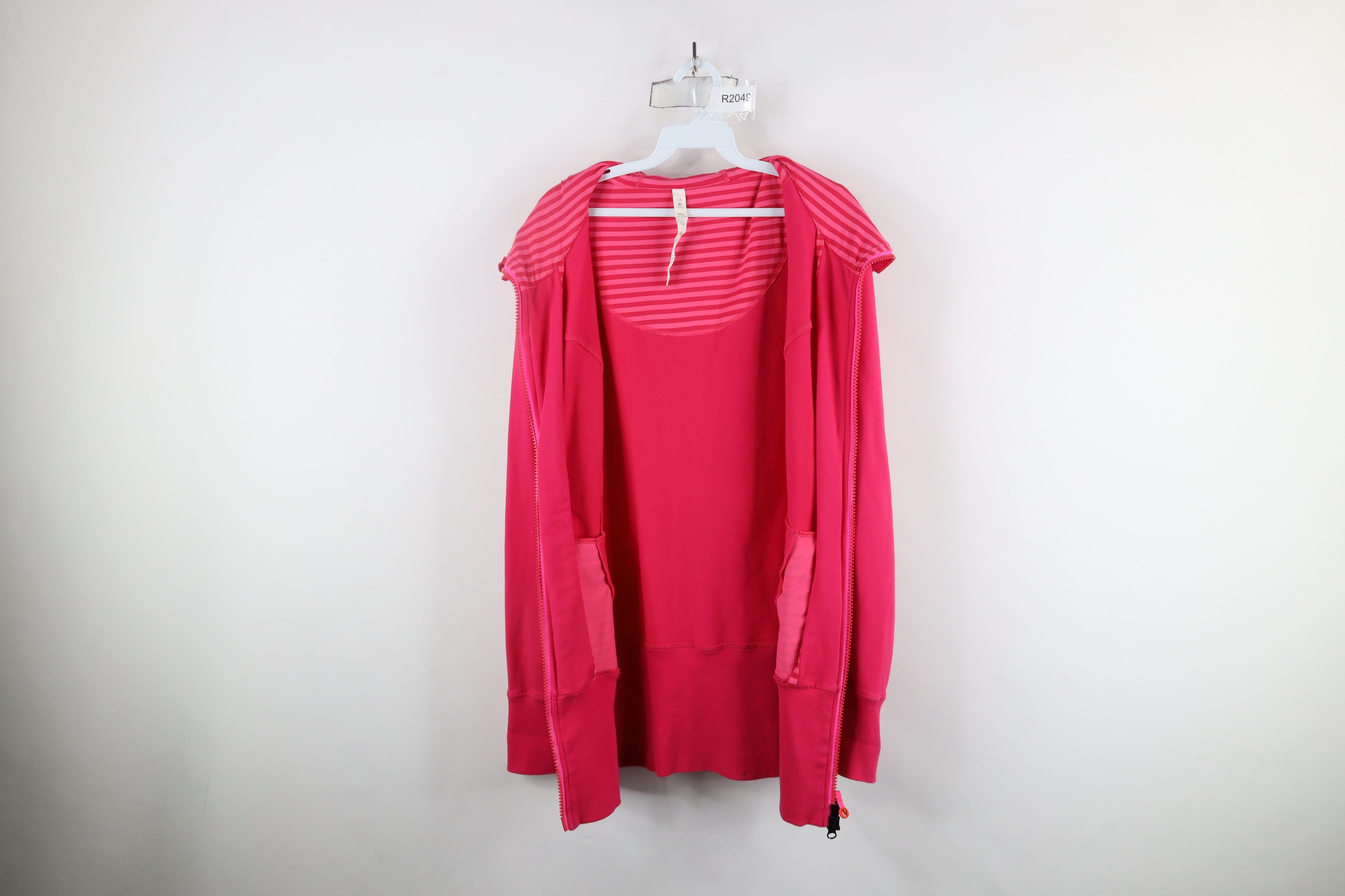 Lululemon × Vintage Vintage Lululemon Scuba Full Zip Hoodie Sweatshirt Pink Size XL / US 12-14 / IT 48-50 - 9 Thumbnail