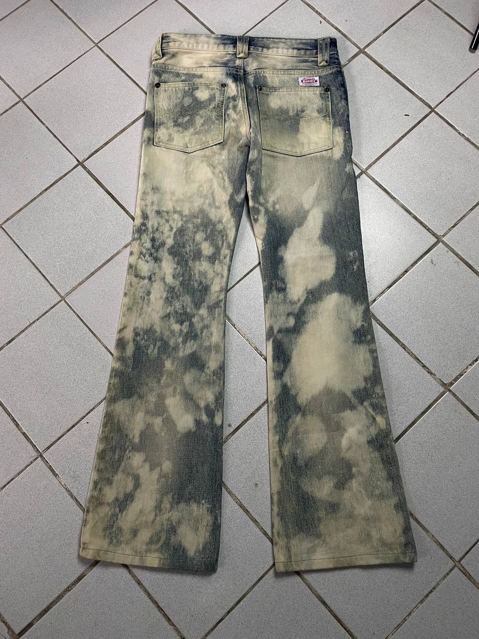 Japanese Brand Japanese Risot Sky Cloud Print Bootcut Jeans Size US 30 / EU 46 - 4 Thumbnail