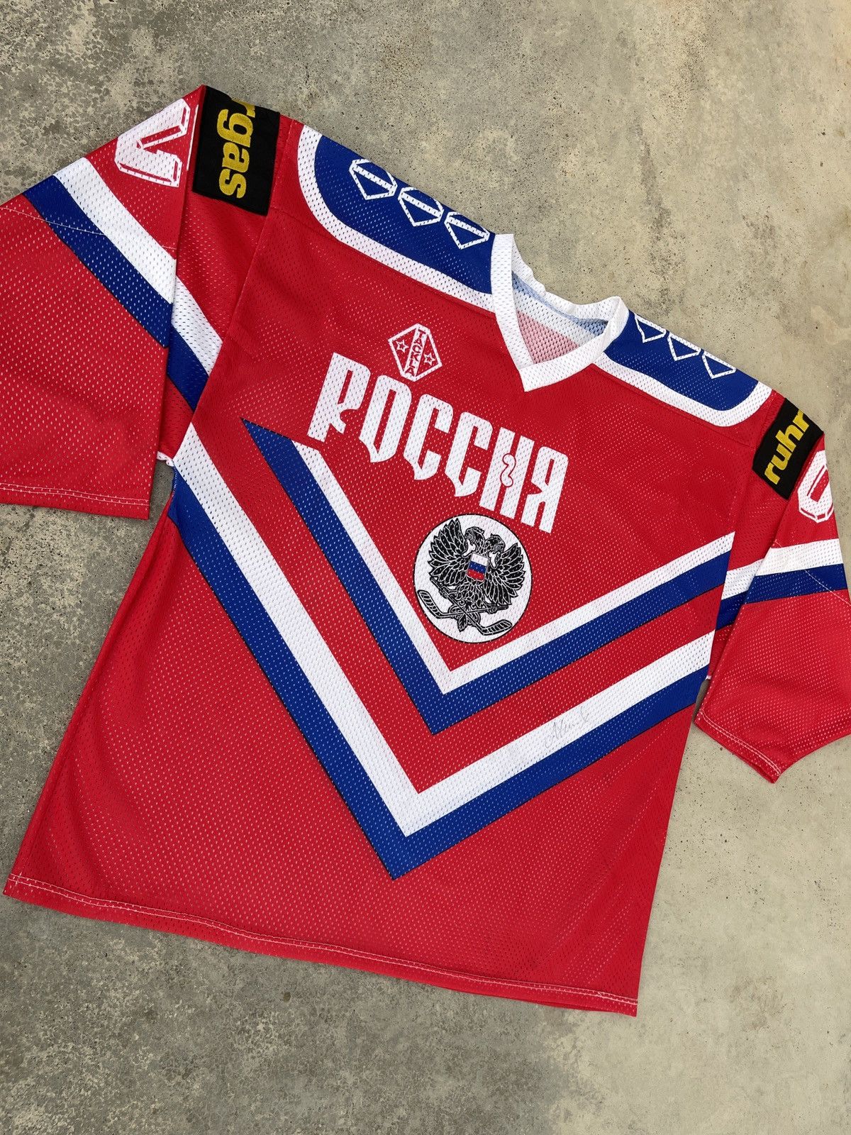 NBA × NFL × NHL Vintage Russia Team Hockey Jersey Size US XXL / EU 58 / 5 - 6 Thumbnail
