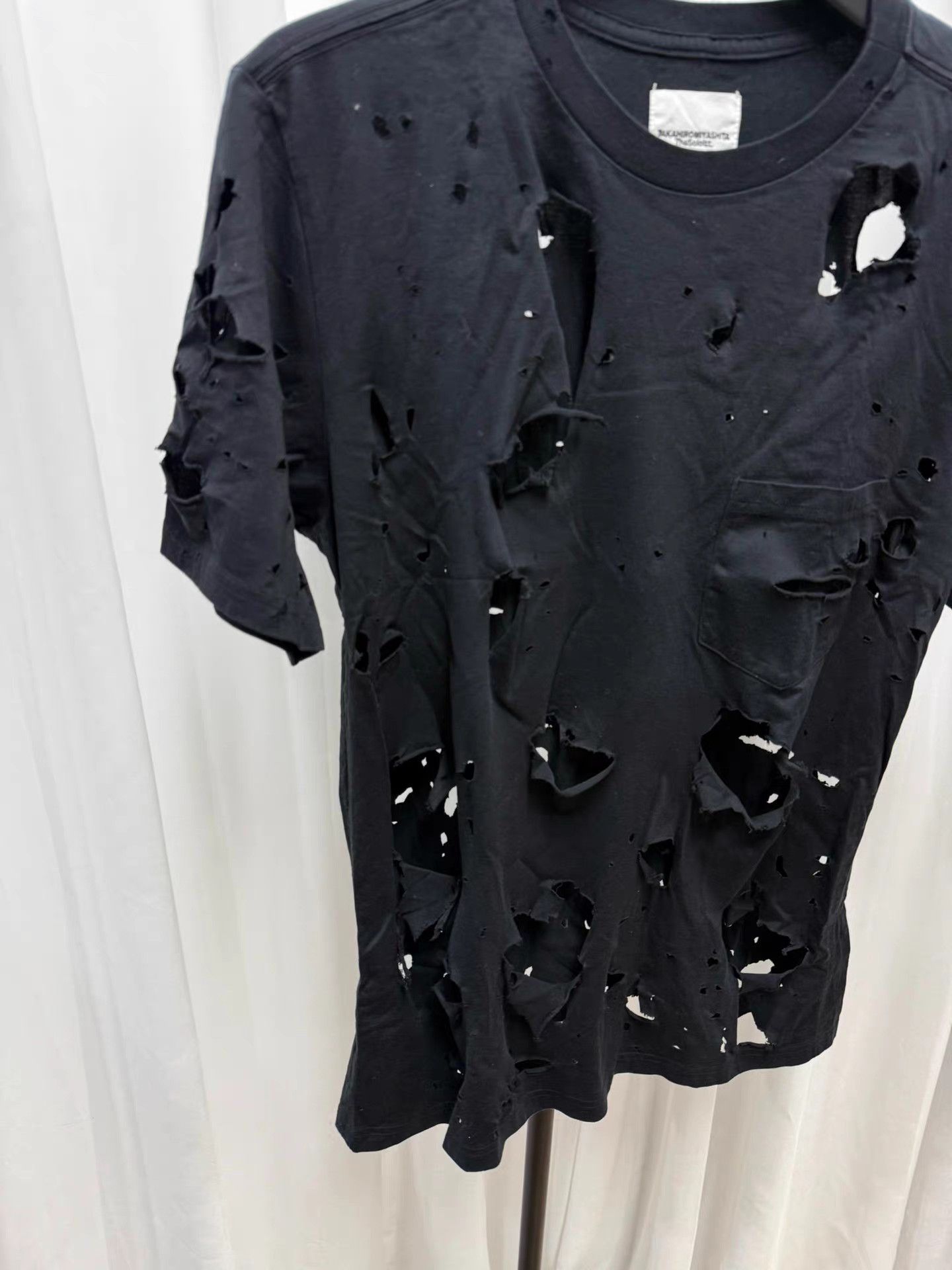 Takahiromiyashita The Soloist. The soloist Heavy Distressed Short Sleeve K20 Size US M / EU 48-50 / 2 - 2 Thumbnail