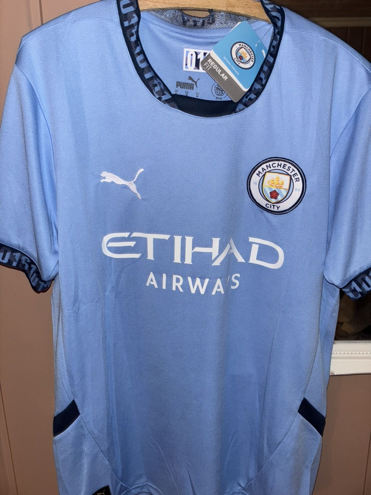 Puma Haaland Manchester City Soccer Jersey Size M Size US M / EU 48-50 / 2 - 2 Thumbnail