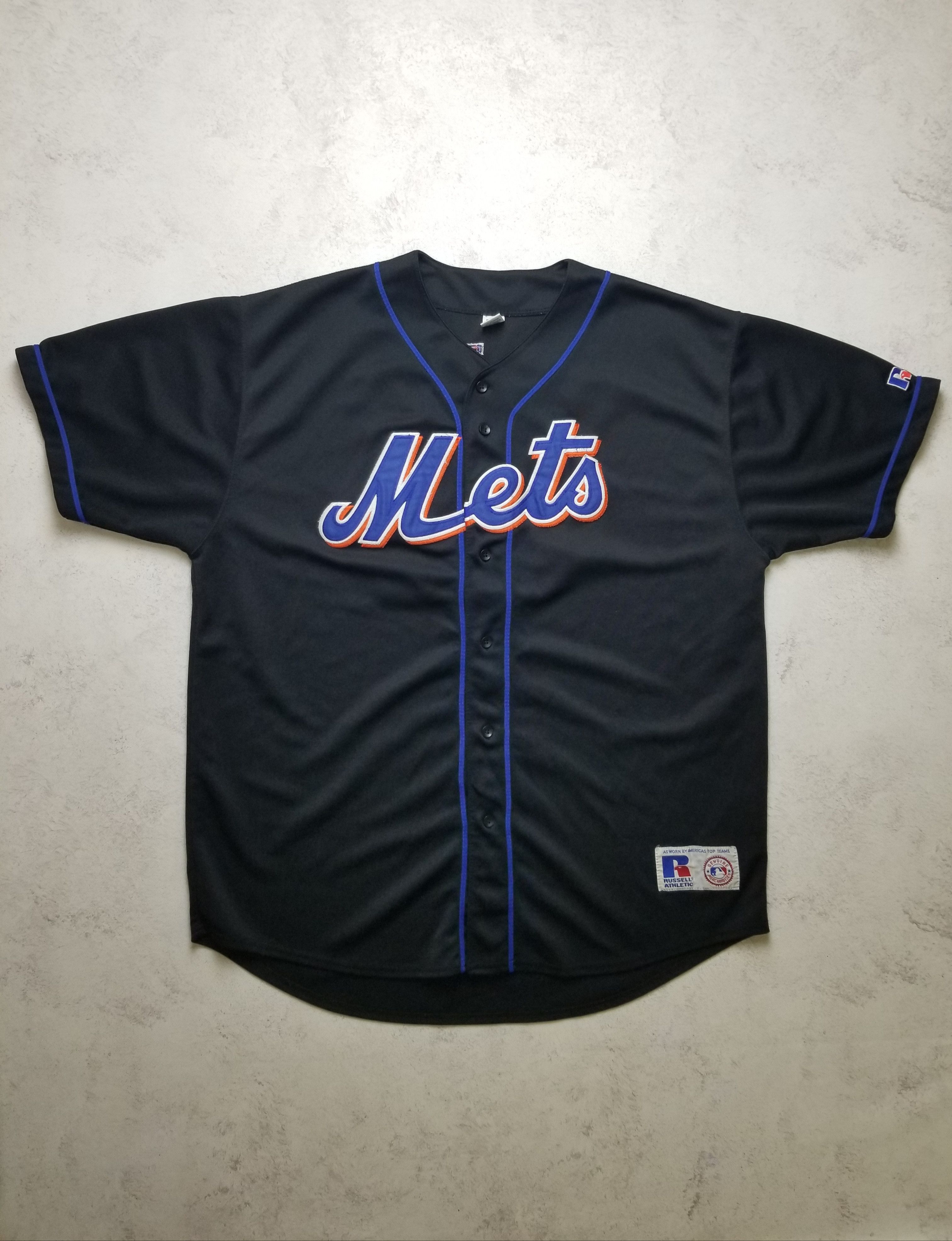 Russell Athletic Russell Athletic VTG #31 Mike Piazza NY Mets MLB Sewn Jersey Size US XXL / EU 58 / 5 - 2 Thumbnail