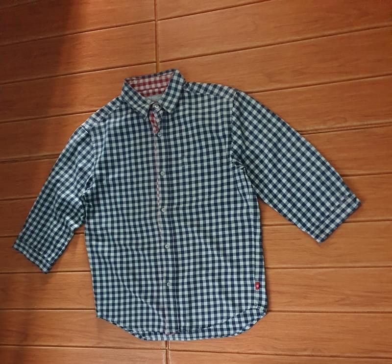 Stussy × Vintage Vintage 90’s Stussy 3rd Quater Sleeve Flannel Size US L / EU 52-54 / 3 - 4 Thumbnail