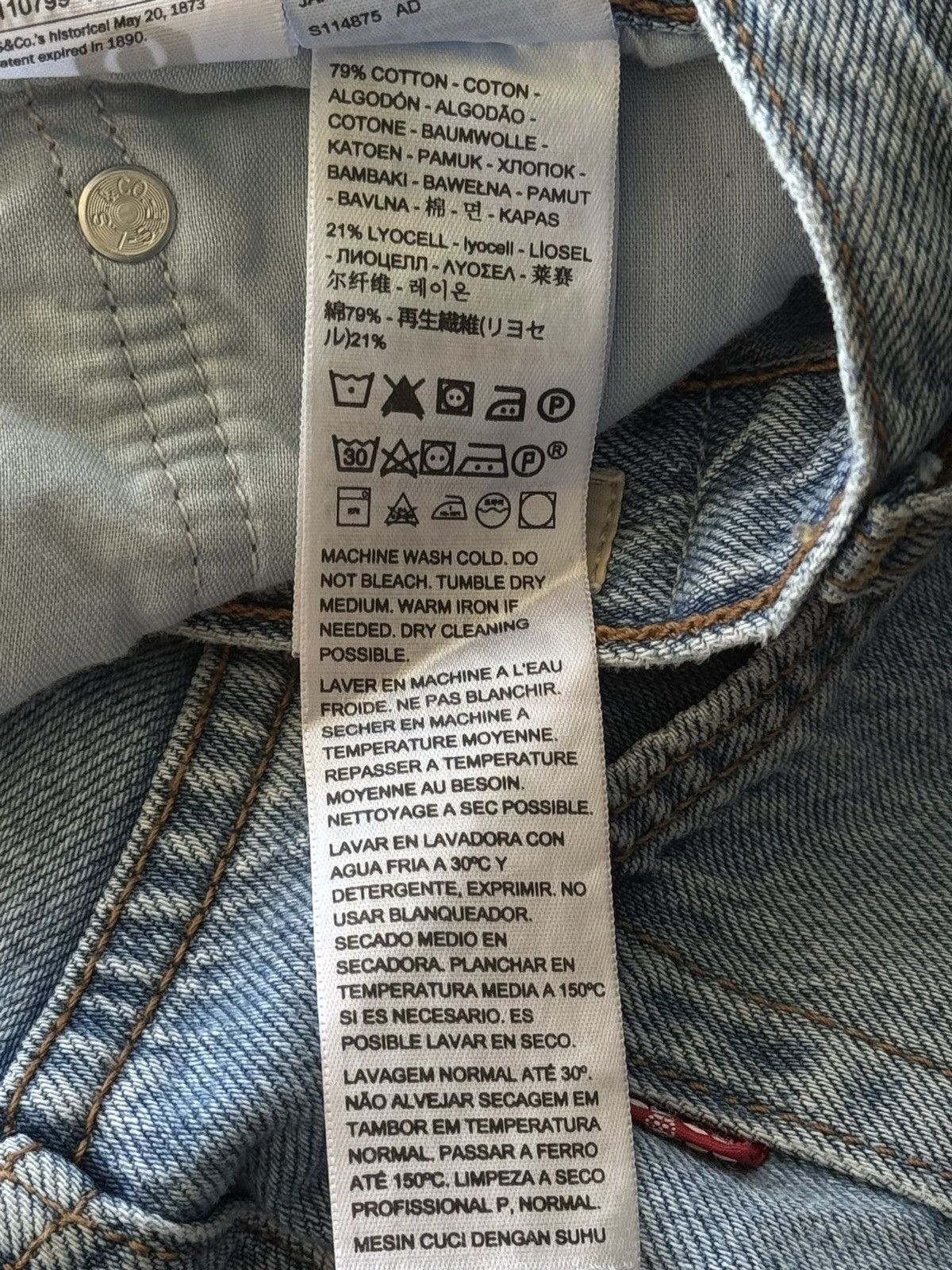 Levi's Levi’s wide leg denim pants jeans Size 32" / US 10 / IT 46 - 8 Thumbnail