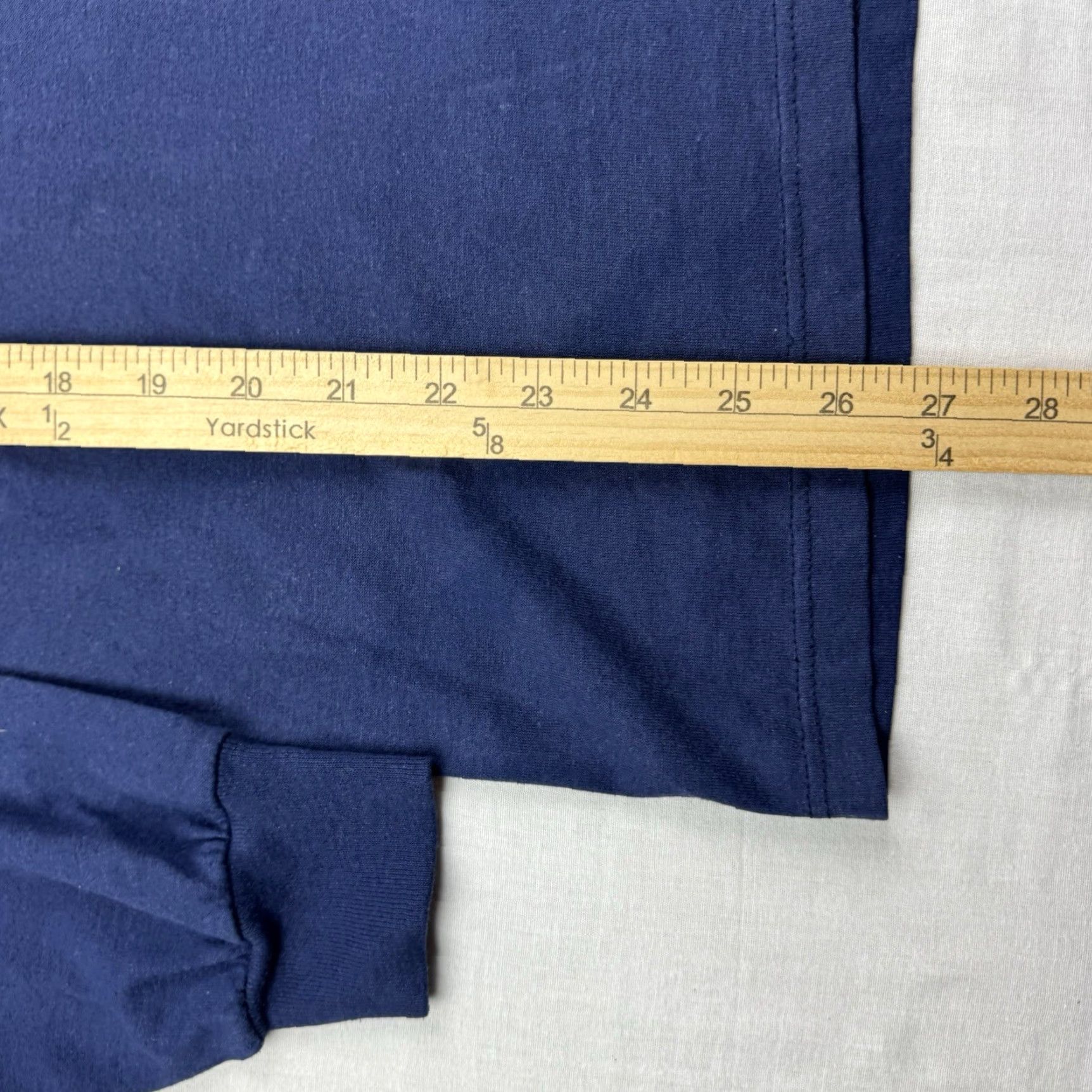 Russell Athletic VINTAGE Russell Athletic Long Sleeve T-Shirt Adult Large Blue Grunge 90s Mens Size US L / EU 52-54 / 3 - 6 Thumbnail