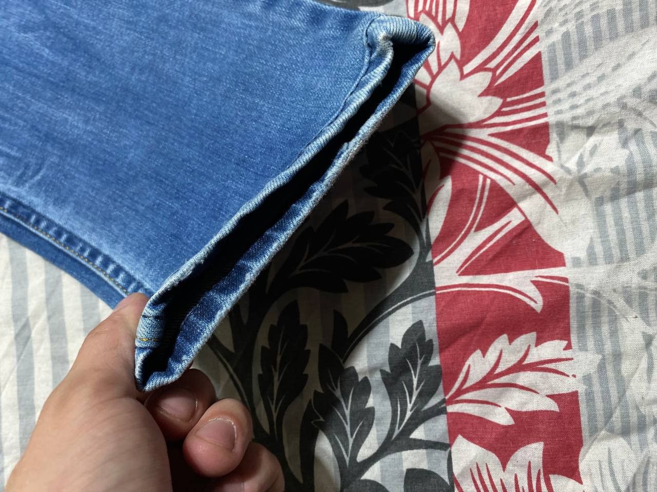 Japanese Brand Crazy Crash Dirty Baggy Faded Jean Japan Avant Garde Style Size US 30 / EU 46 - 5 Thumbnail