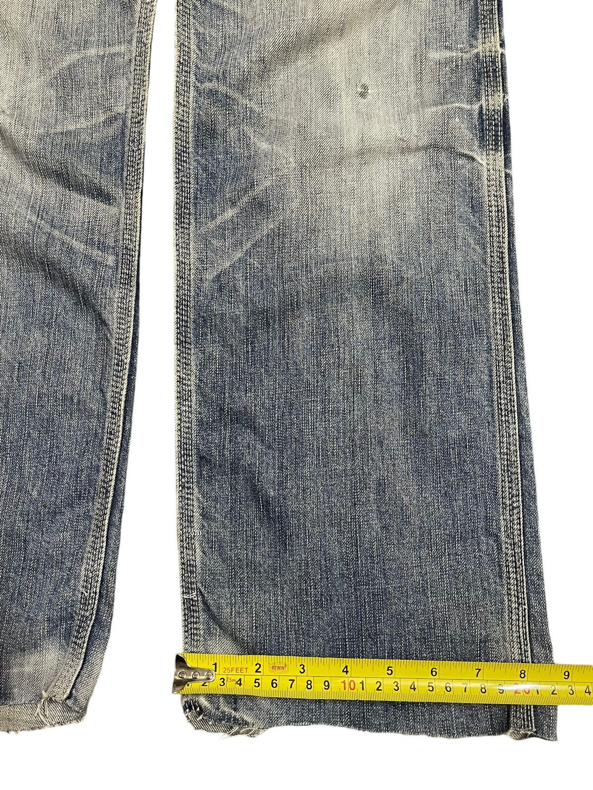 Edwin Vintage Edwin Blue Trip Faded Bleached Style Carpenter Jeans Size US 30 / EU 46 - 16 Thumbnail