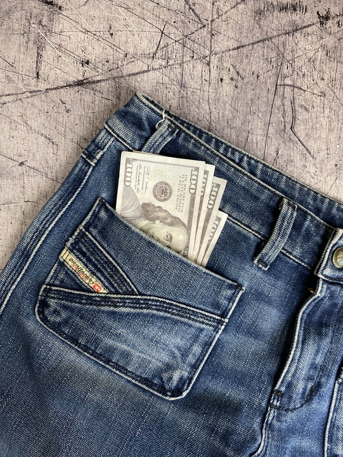 Diesel × Vintage Vintage Y2K Diesel Denim Jeans Size W29 Size 29" - 4 Thumbnail