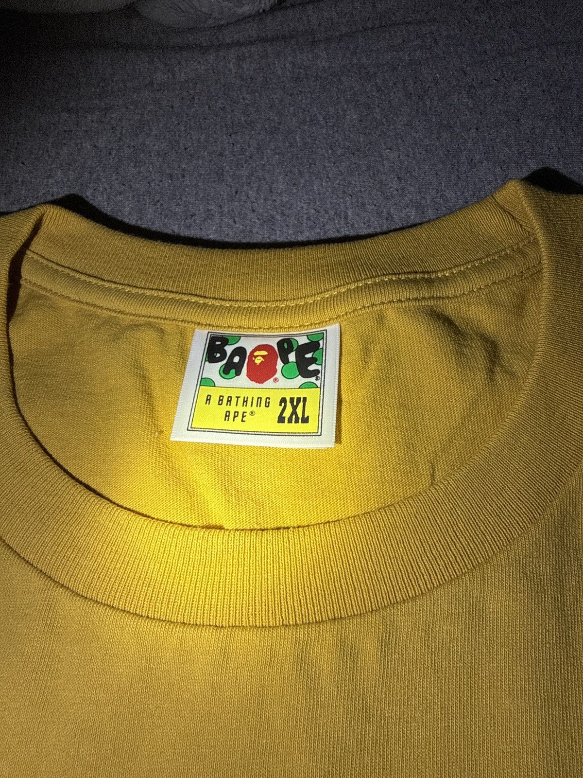 Bape A Bathing Ape Men’s Bitmap College Tee Size US XXL / EU 58 / 5 - 6 Thumbnail