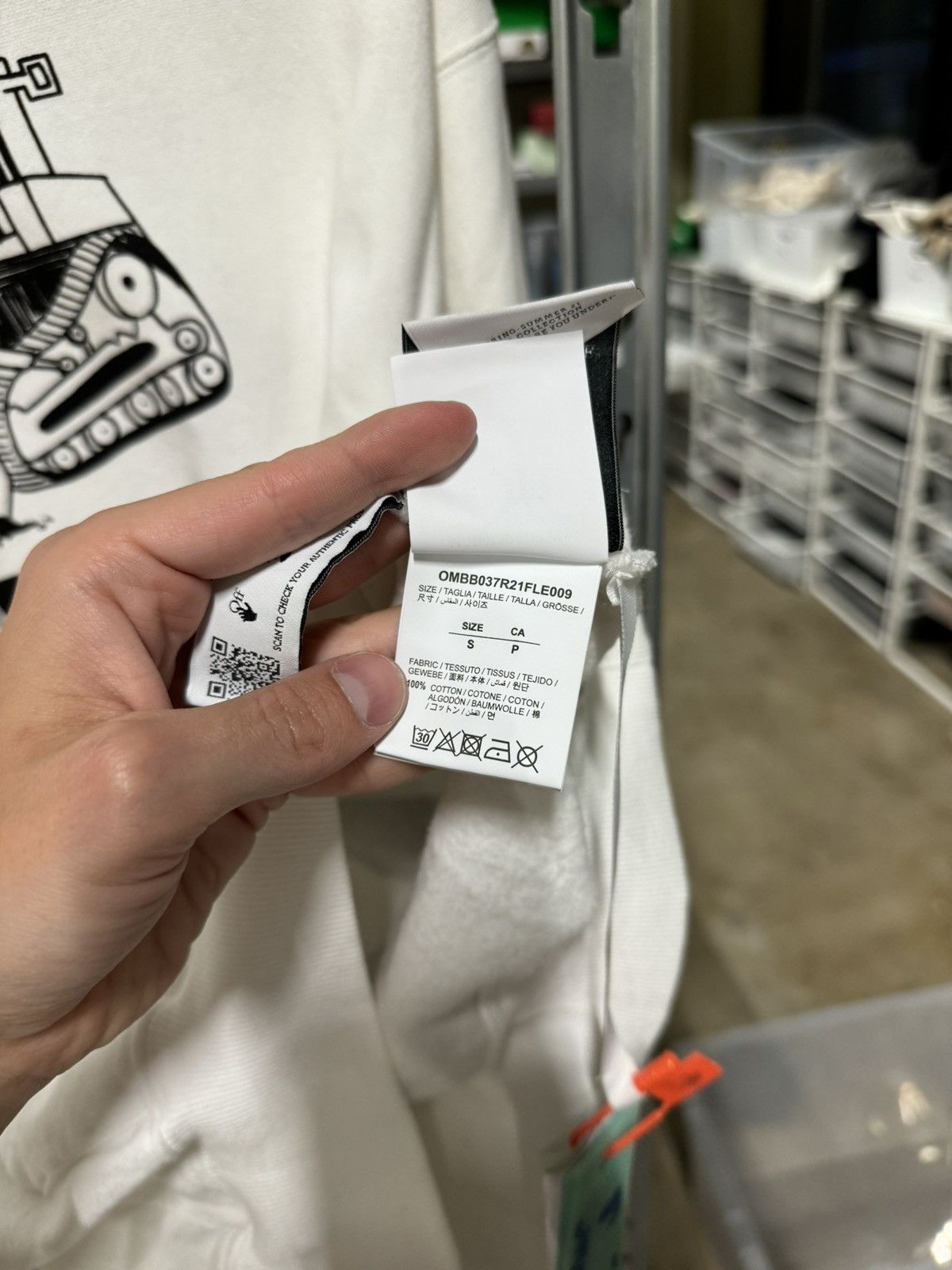 Off-White Off-White Arrow Hoodie NEW 800$ Size US M / EU 48-50 / 2 - 6 Thumbnail