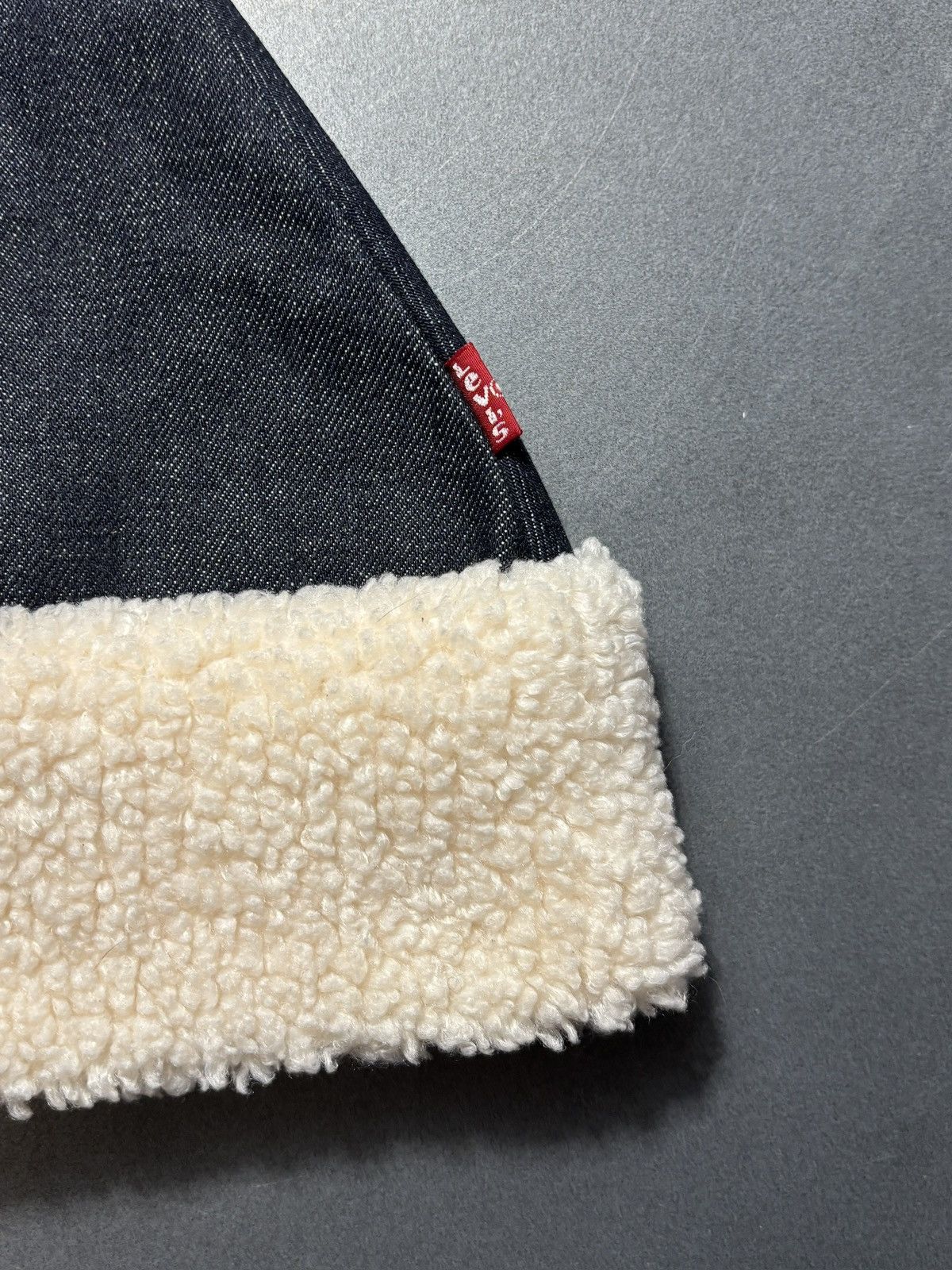Levi's Levi's Santa Hat Red Tab Denim Silly Cap 2010s Pom Pom Elf Size ONE SIZE - 9 Thumbnail