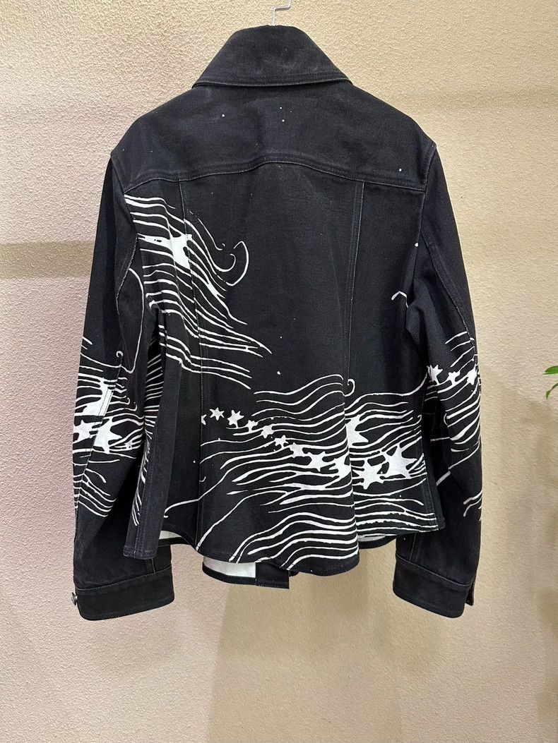 Chanel Chanel 22C sunflower graffiti to make old denim jackets Size M / US 6-8 / IT 42-44 - 2 Thumbnail
