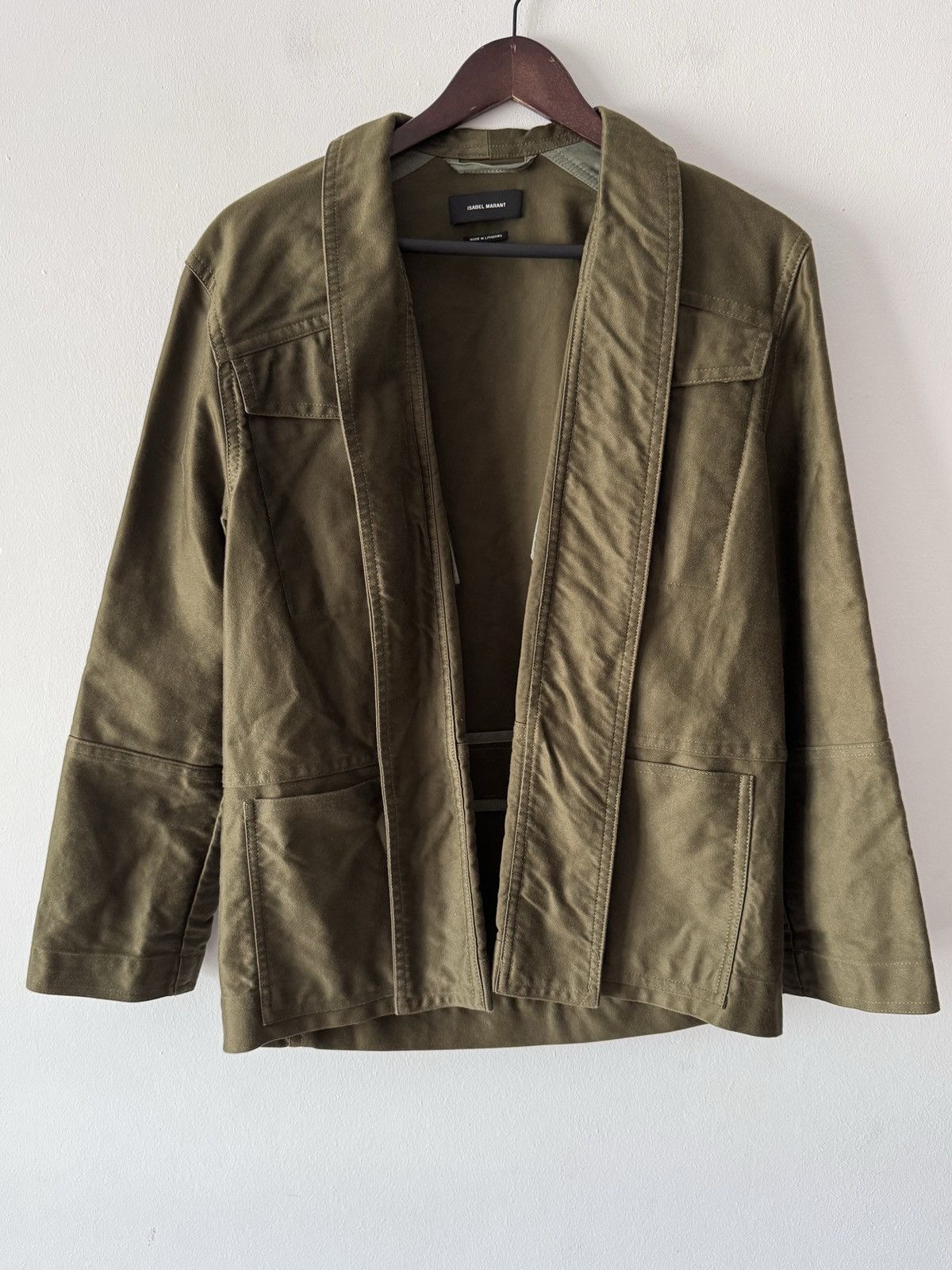 Isabel Marant 🔥 Isabel Marant Green Workwear Jacket Size XS / US 0-2 / IT 36-38 - 1 Thumbnail