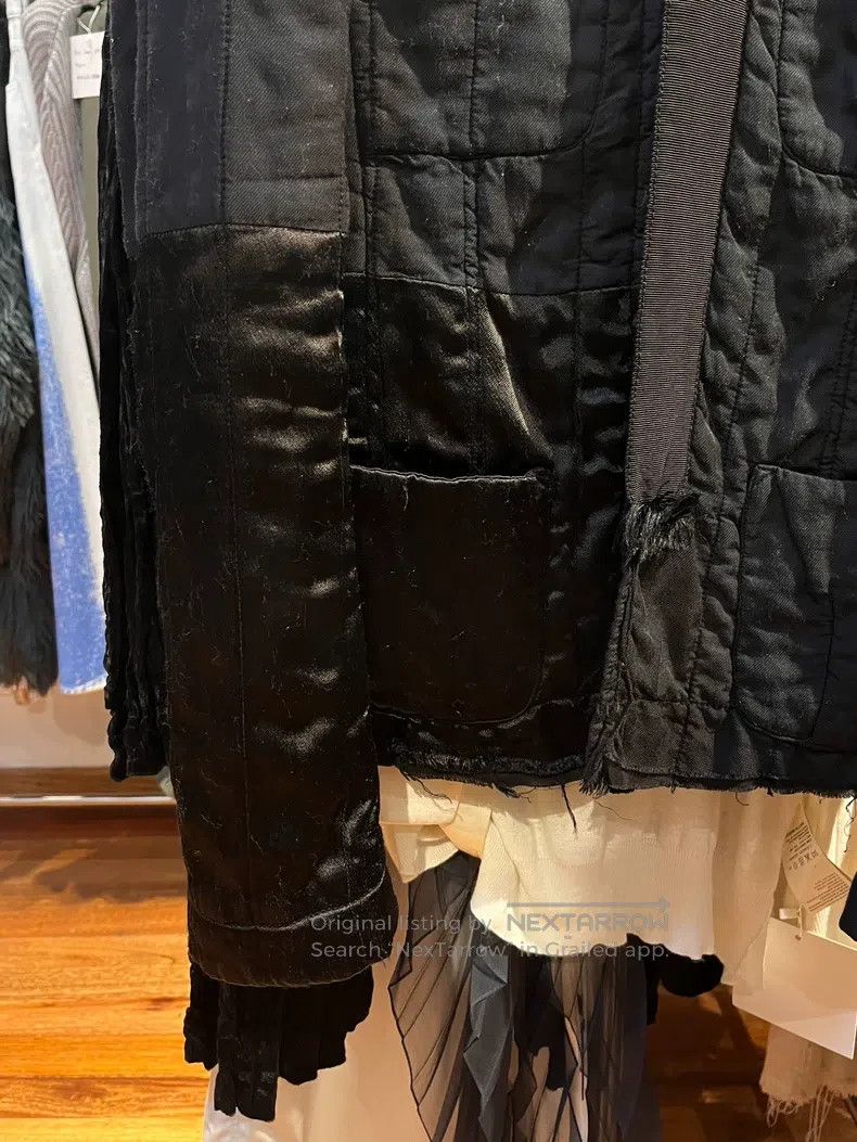 Haider Ackermann Haider Ackermann Black Patchwork Insulated Jacket Size XXS / US 00 / IT 34 - 6 Thumbnail