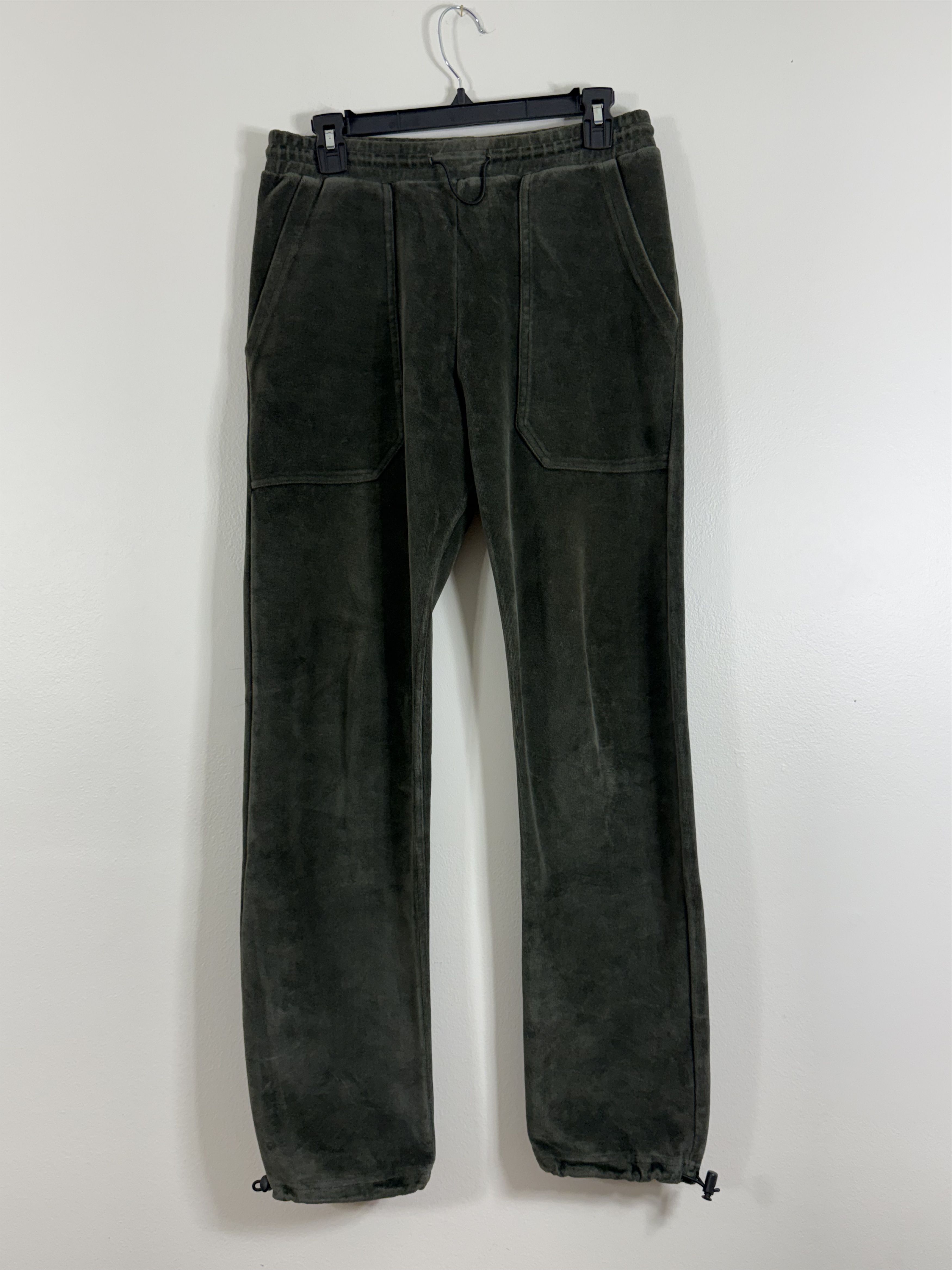 Phipps Velvet (Forest Green) Jogger Sweatpants Size US 32 / EU 48 - 1 Thumbnail