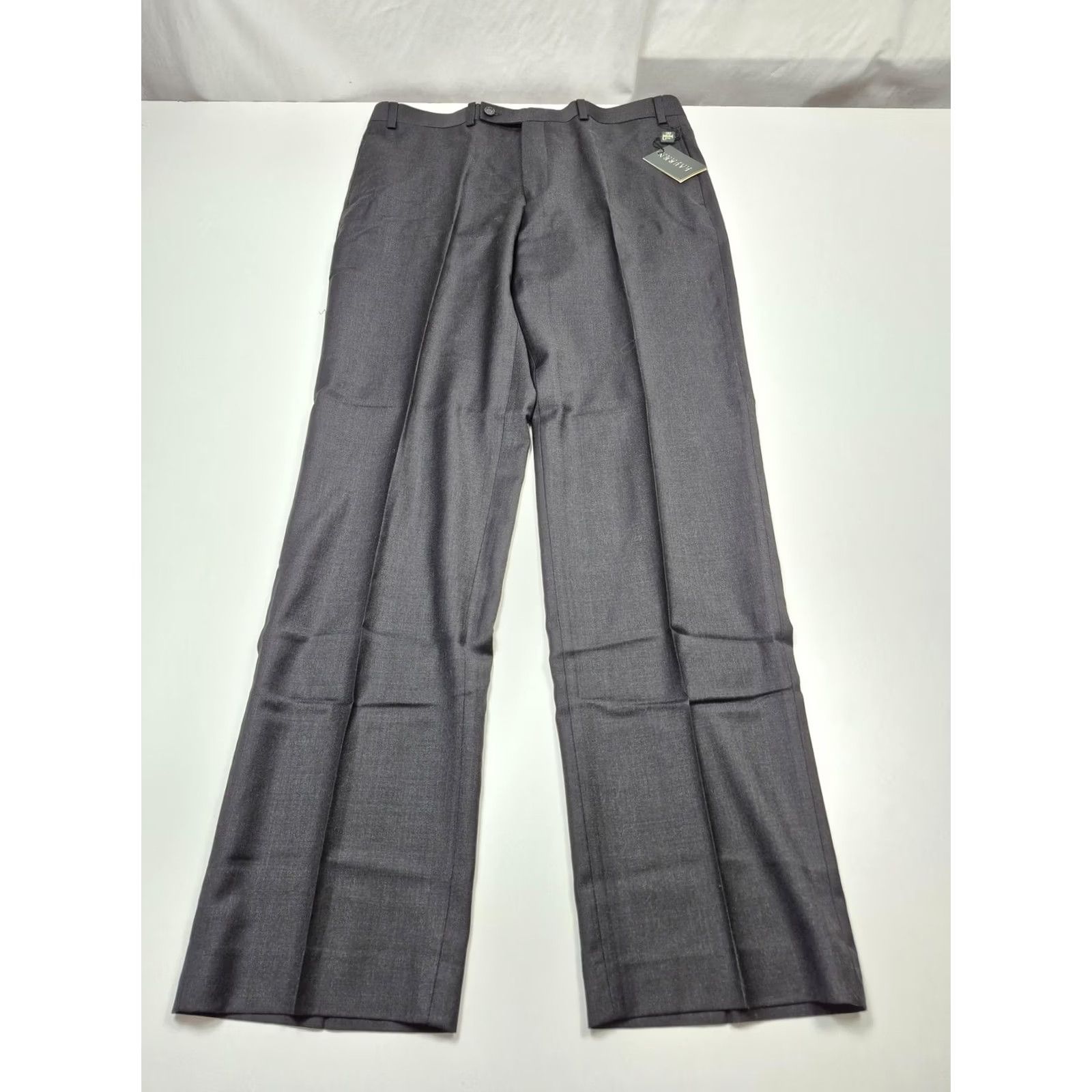 Ralph Lauren VTG Lauren Ralph Lauren Dress Pants Mens 36x34 Charcoal Gray Wool Flat Front NWT Size US 36 / EU 52 - 2 Thumbnail