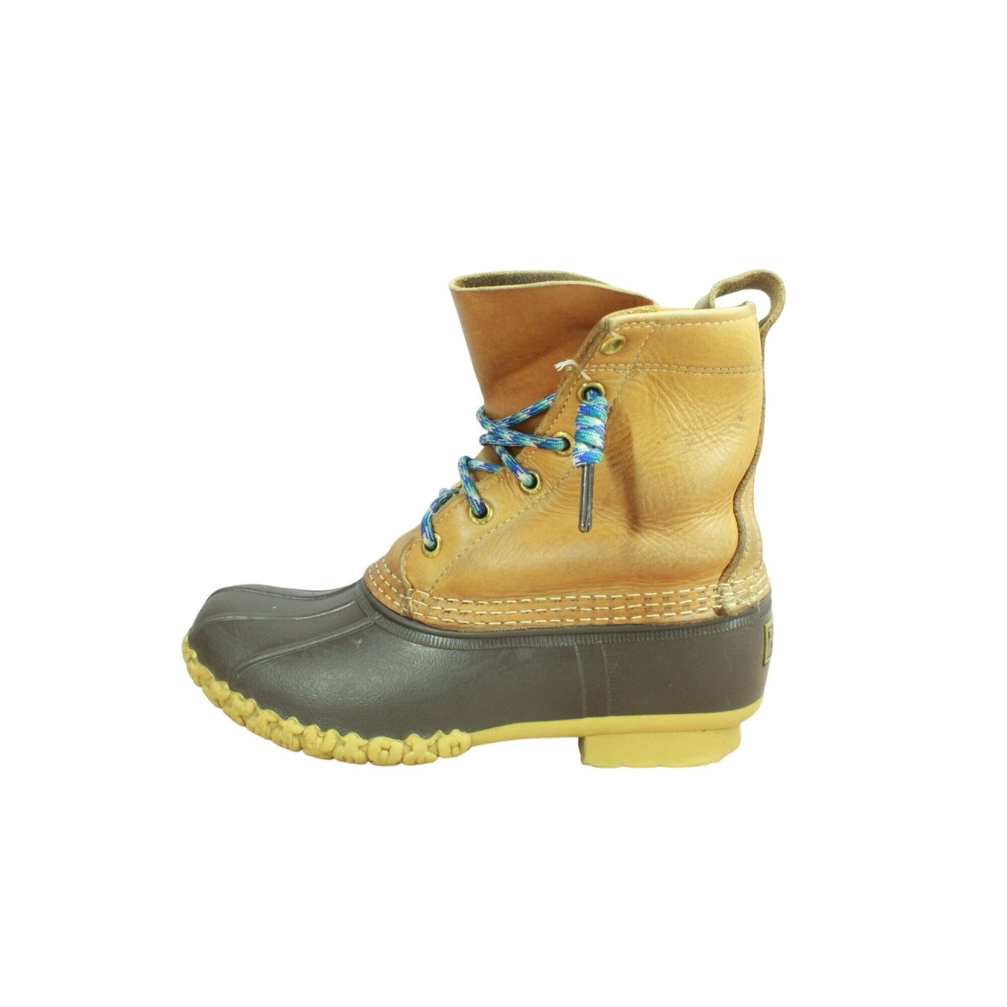 L.L. Bean LL Bean Women's Leather Unlined Ankle Duck Boots Size 7 M Size US 7 / IT 37 - 1 Thumbnail