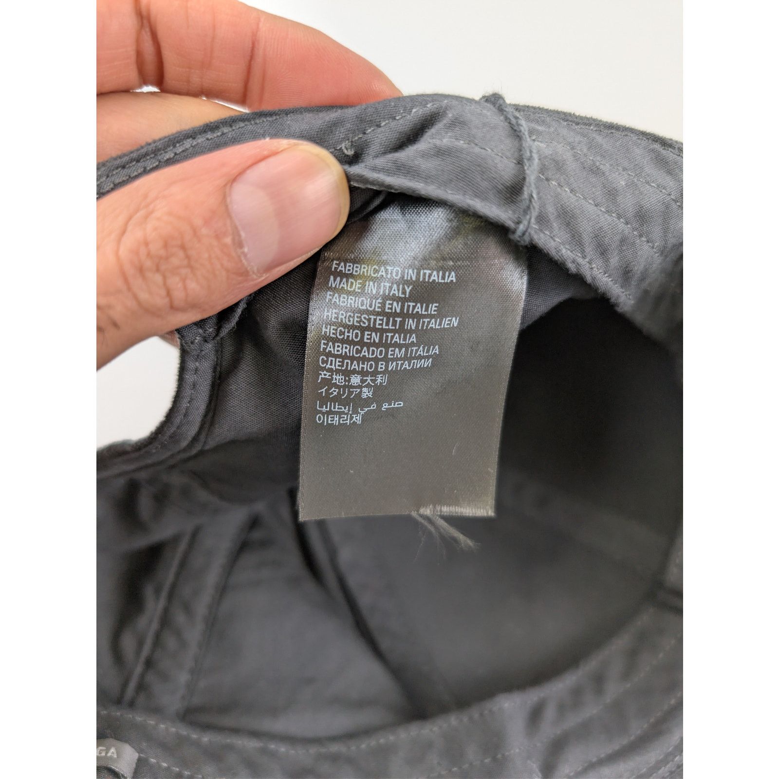 Balenciaga o1rshd1 Q:2 / Size: L / Cotton Drill Hat Burfer Cap / Hat Size ONE SIZE - 9 Thumbnail