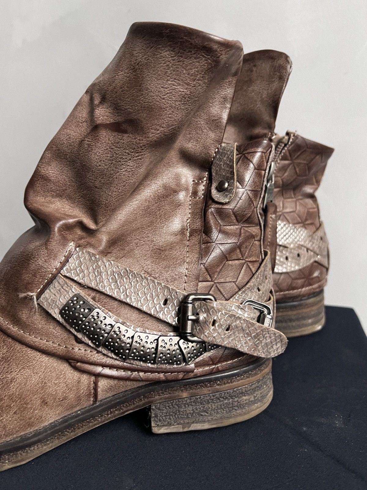 A.S.98 A.S. 98 style leather ankle japanese boots hype Size US 8 / IT 38 - 8 Thumbnail