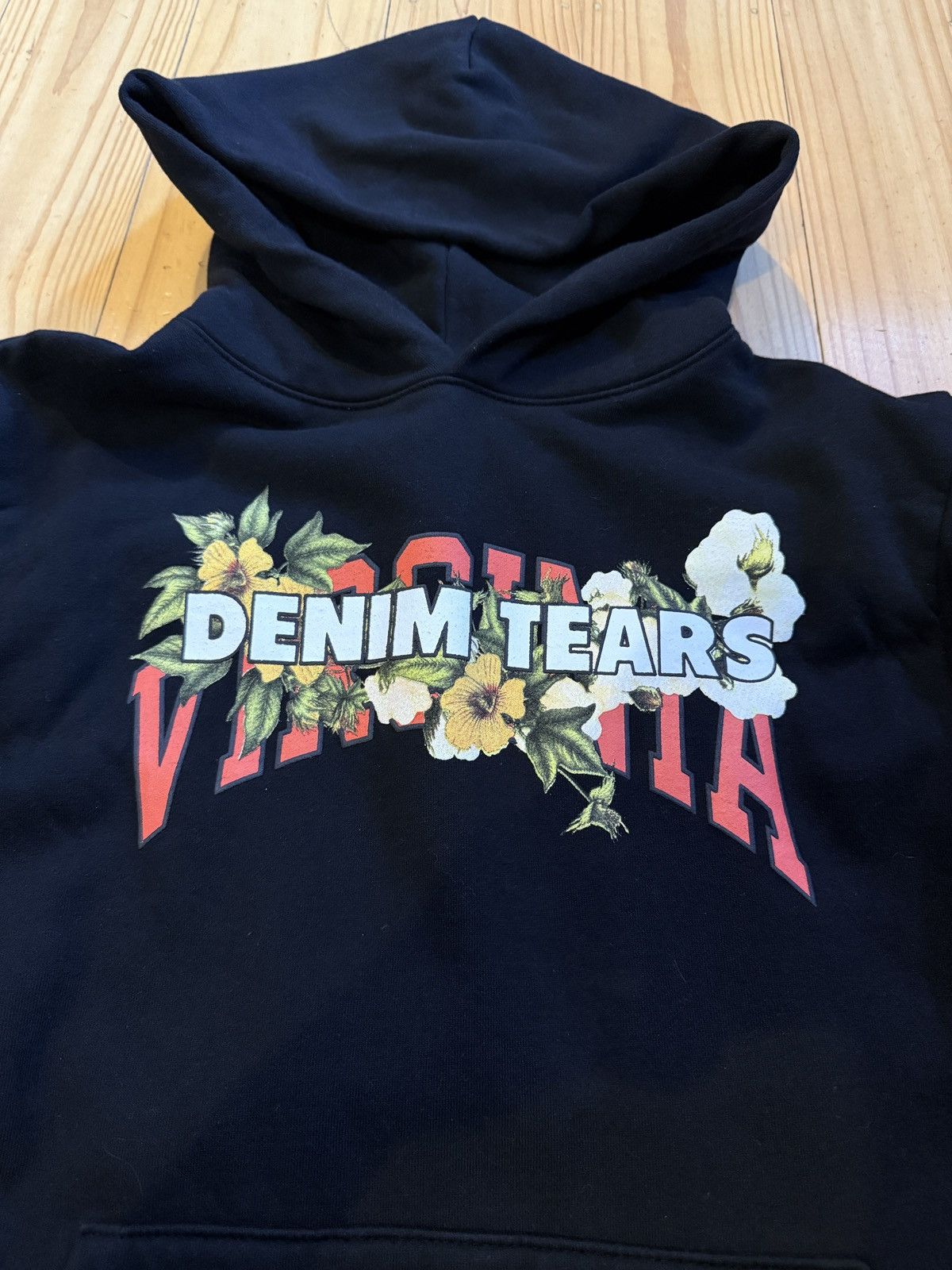DENIM TEARS DENIM TEARS Black Hoodie Size US M / EU 48-50 / 2 - 2 Thumbnail