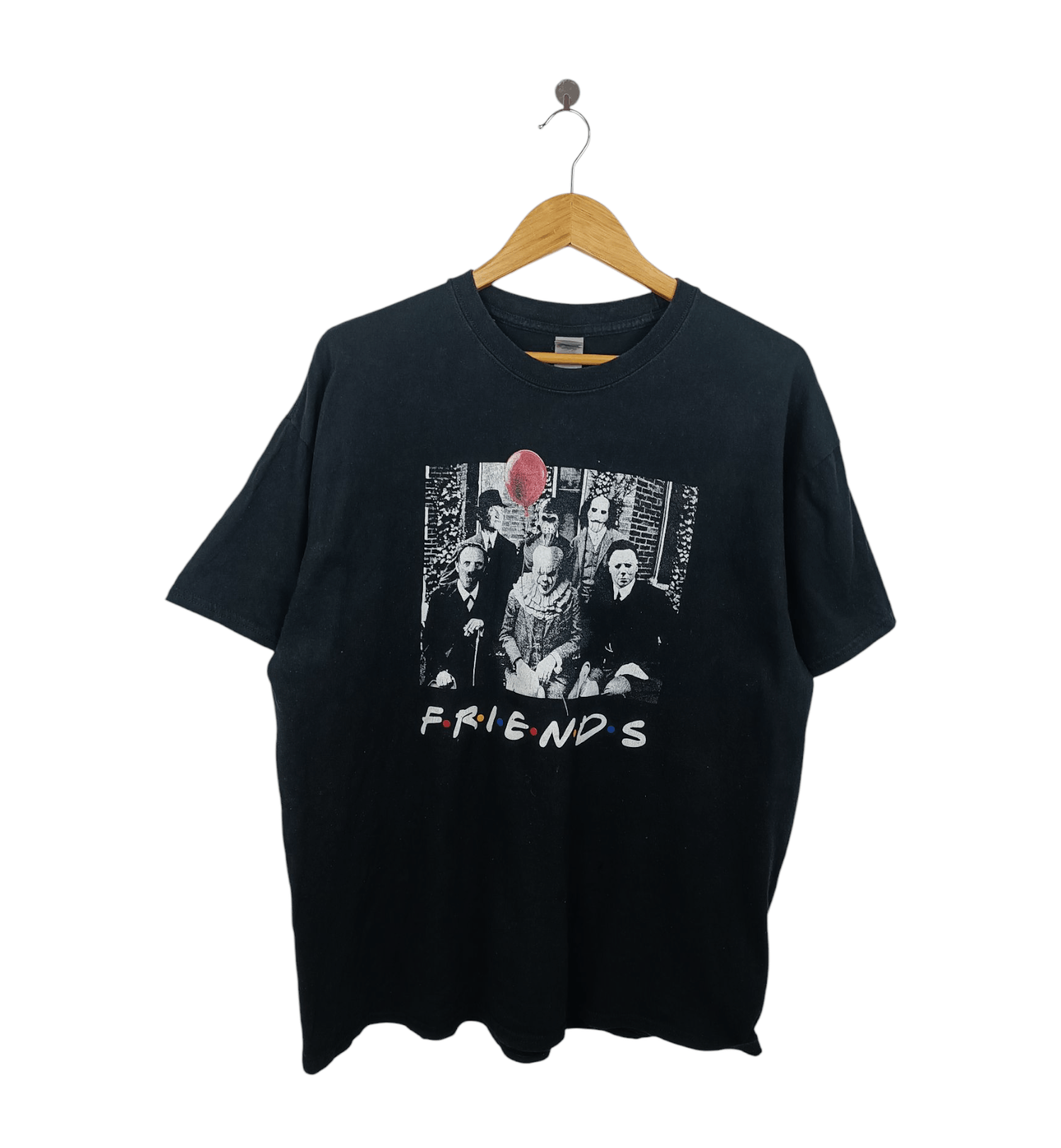 Vintage VINTAGE FRIENDS SITCOM PARODY HORROR IT KRUEGER JASON MYERS Size US XL / EU 56 / 4 - 1 Thumbnail