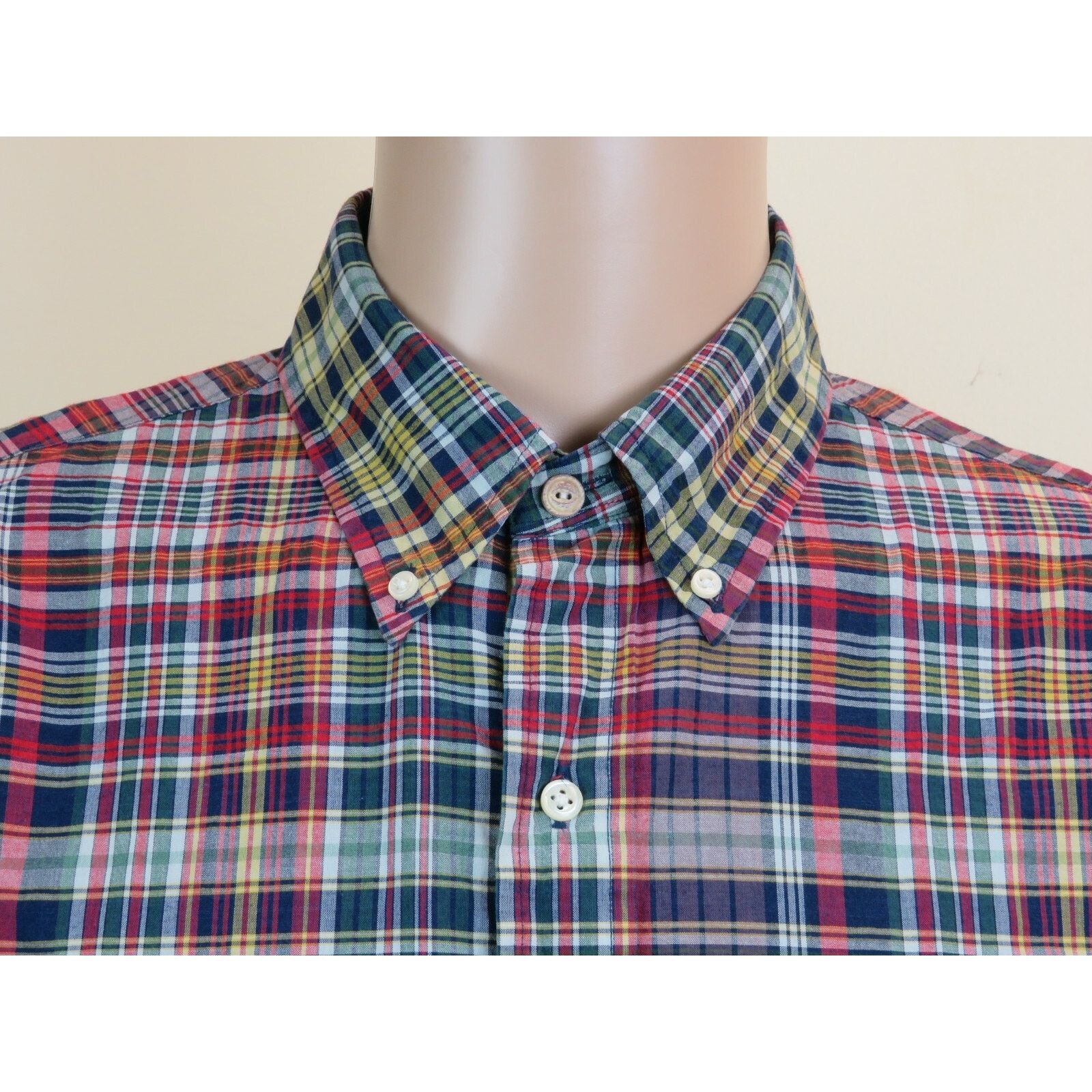 Lauren Ralph Lauren RALPH LAUREN ABERDARE MULTI COLOR CHECK COTTON SHIRT L Size US L / EU 52-54 / 3 - 4 Thumbnail