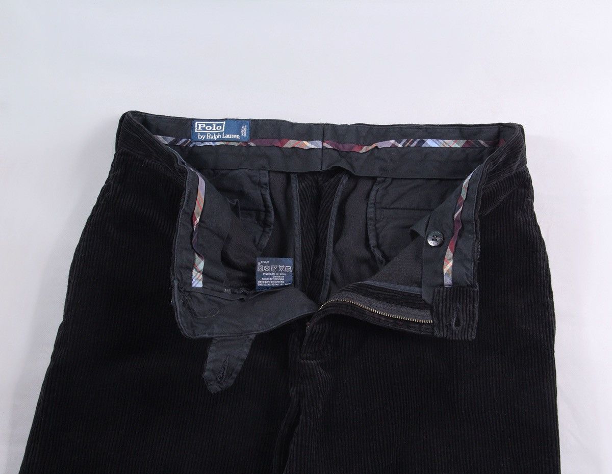 Ralph Lauren Ralph Lauren Polo Vintage Casual Corduroy Pants Black XL 36 Size US 36 / EU 52 - 5 Thumbnail