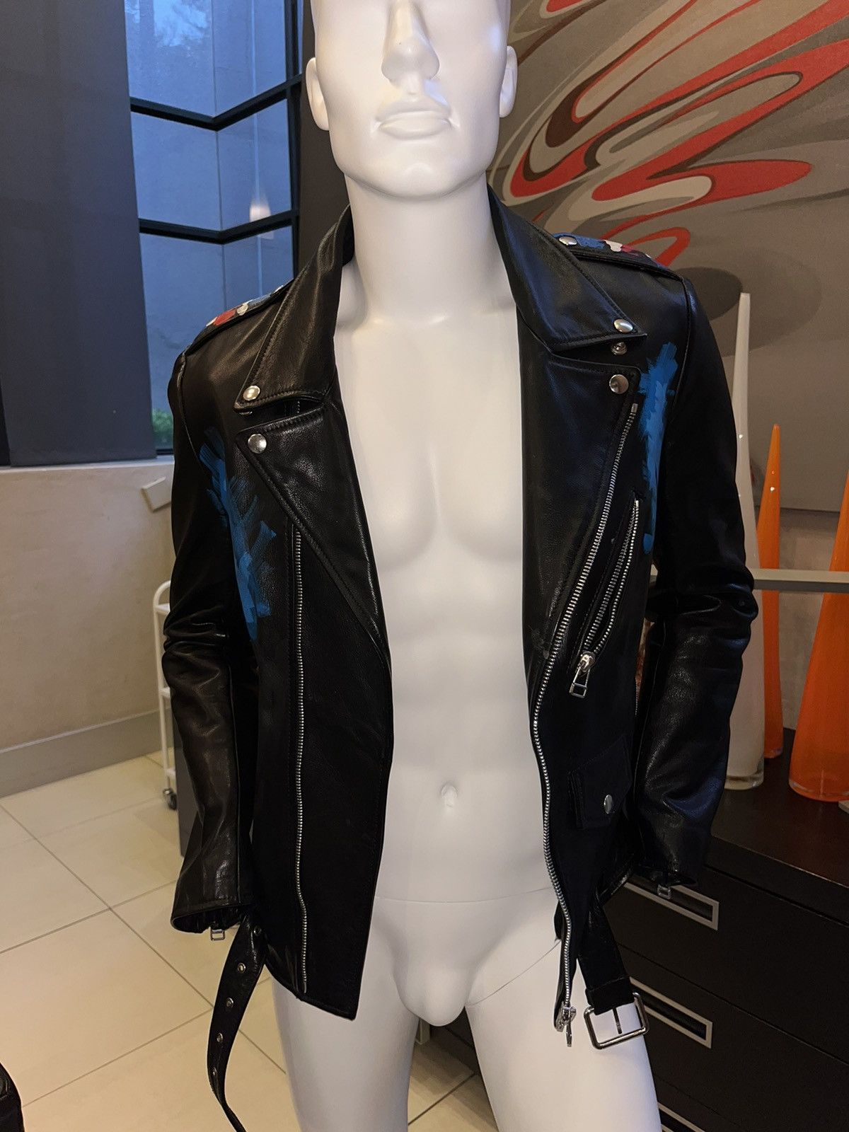 Faith Connexion BREXIT Leather Jacket Size US S / EU 44-46 / 1 - 12 Thumbnail