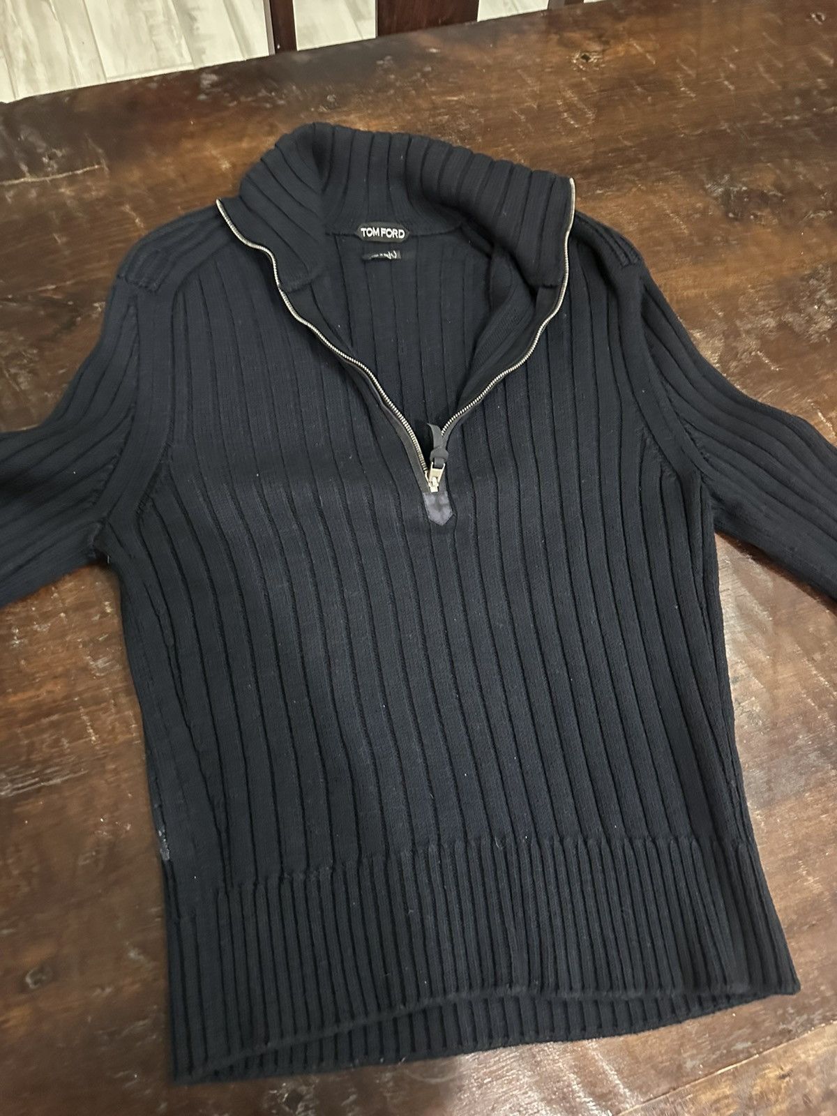 Tom Ford Quarter Zip Jumper Tom Ford Size US L / EU 52-54 / 3 - 2 Thumbnail