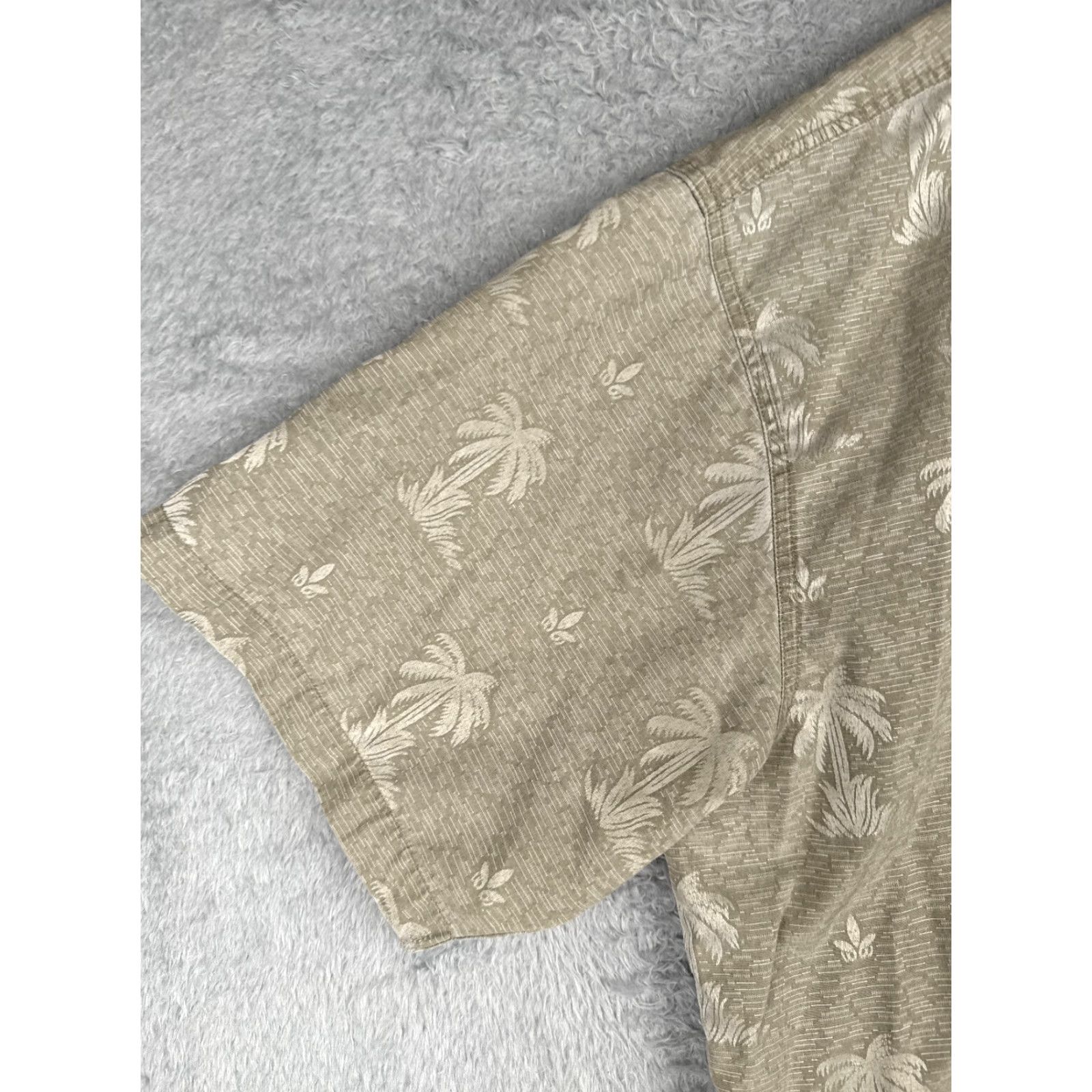 Faded Glory Faded Glory Hawaiian Shirt Men 2XL Beige Floral Cotton Blend Pocket Aloha Resort Size US XXL / EU 58 / 5 - 3 Thumbnail