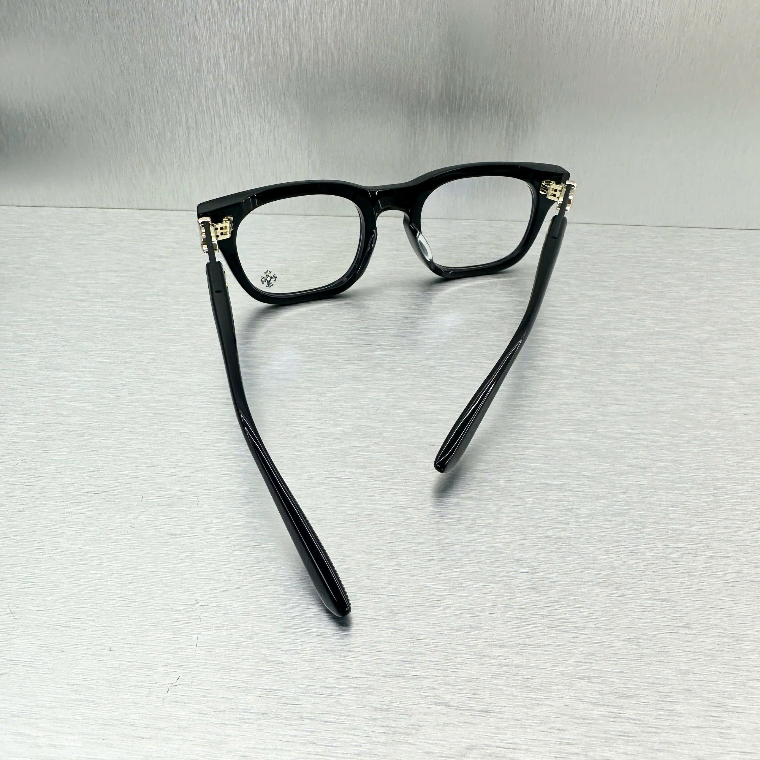 Chrome Hearts CHROME HEARTS BAGGINS BLACK PLASTIC/18KGP Size ONE SIZE - 9 Thumbnail