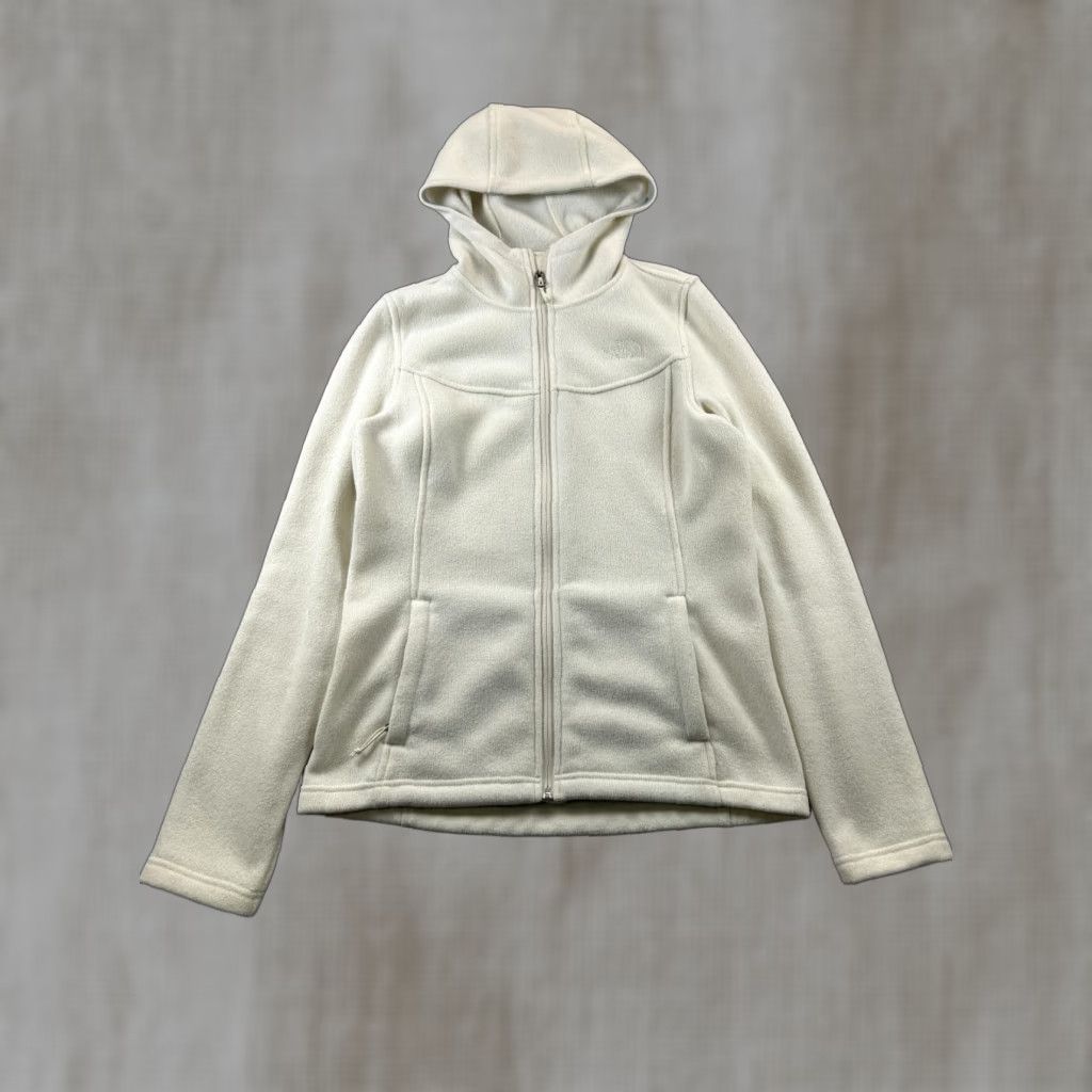 The North Face The North Face Fleece Jacket Hooded Full Zip Womens Small P Cream Outdoor Winter Fall Spring 3-1-1 Black? Size S / US 4 / IT 40 - 1 Thumbnail