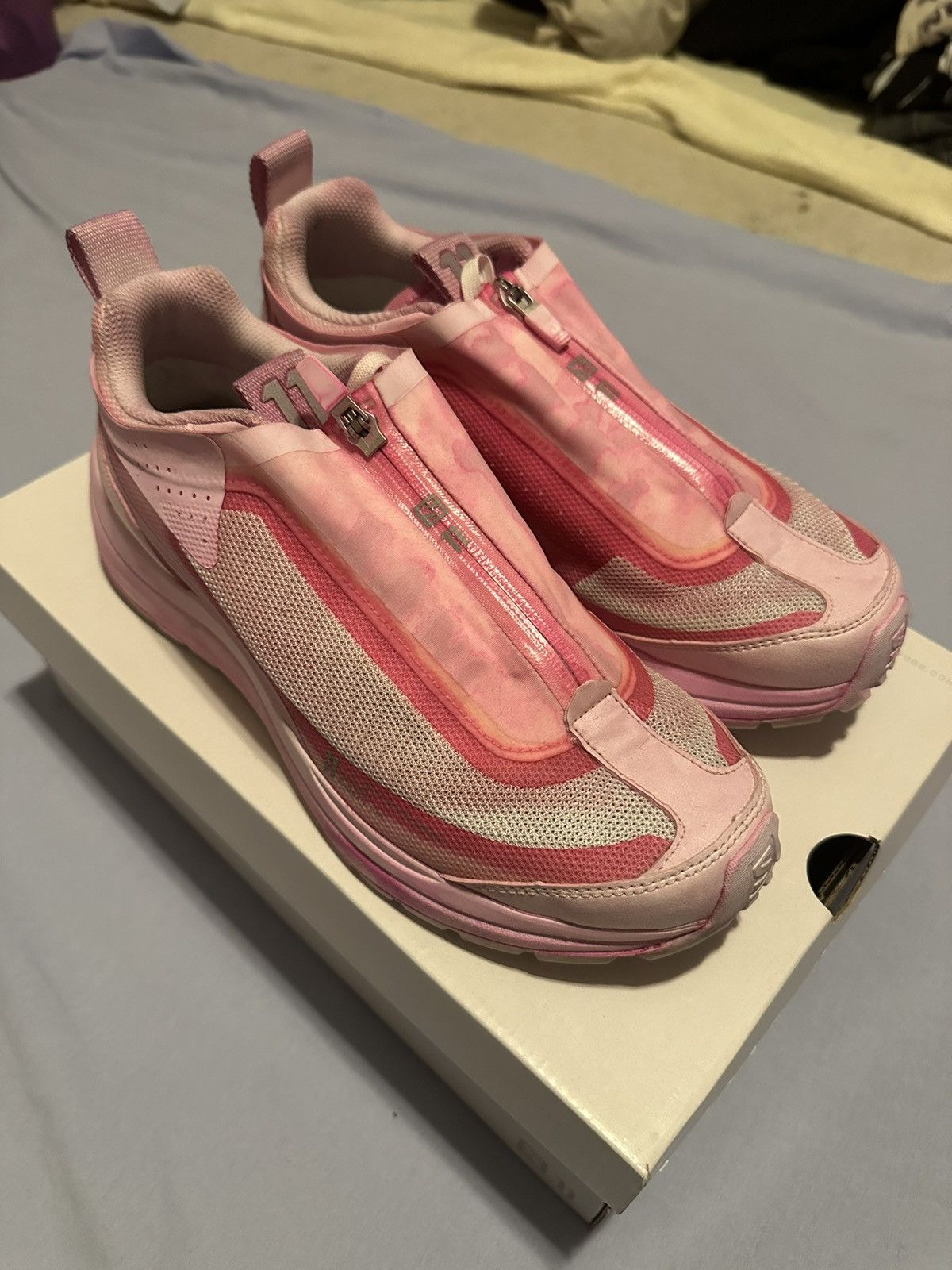 11 By Boris Bidjan Saberi × Salomon 11 by BBS X Salomon Bamba 2 Low Pink Panther Size US 8.5 / EU 41-42 - 1 Thumbnail