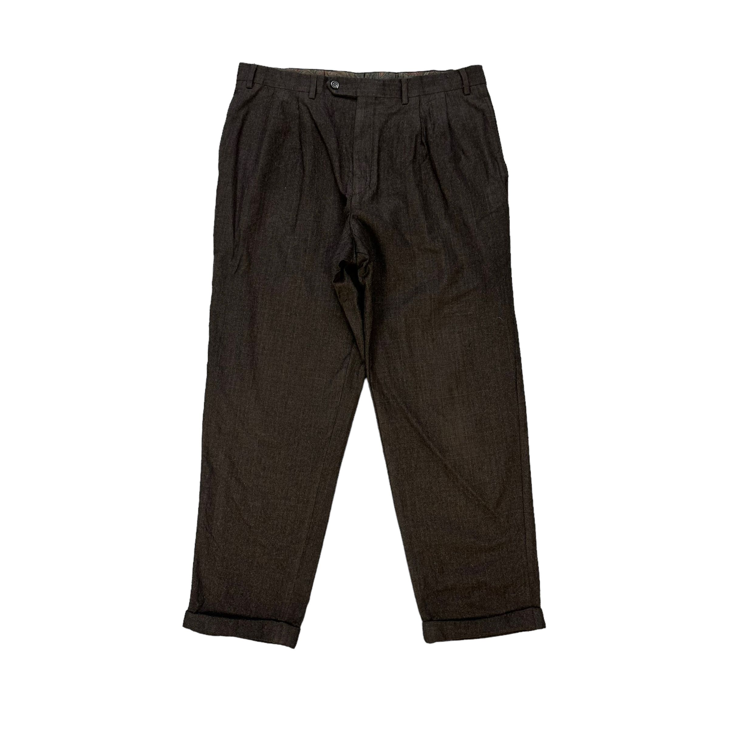 Ralph Lauren RALPH LAUREN WOOL TROUSERS #7622-158 Size US 35 - 1 Thumbnail