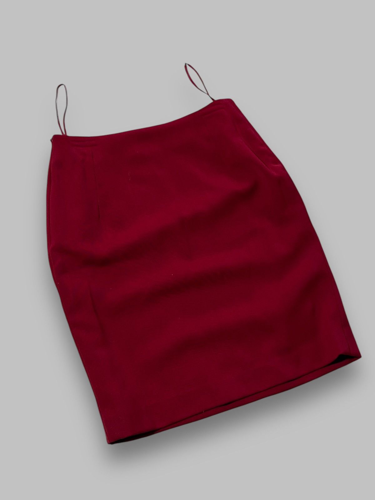 Ralph Lauren × Ralph Lauren Purple Label × Vintage Vintage Ralph Lauren Collection Purple Label Hot Red Skirt Size 30" / US 8 / IT 44 - 6 Thumbnail