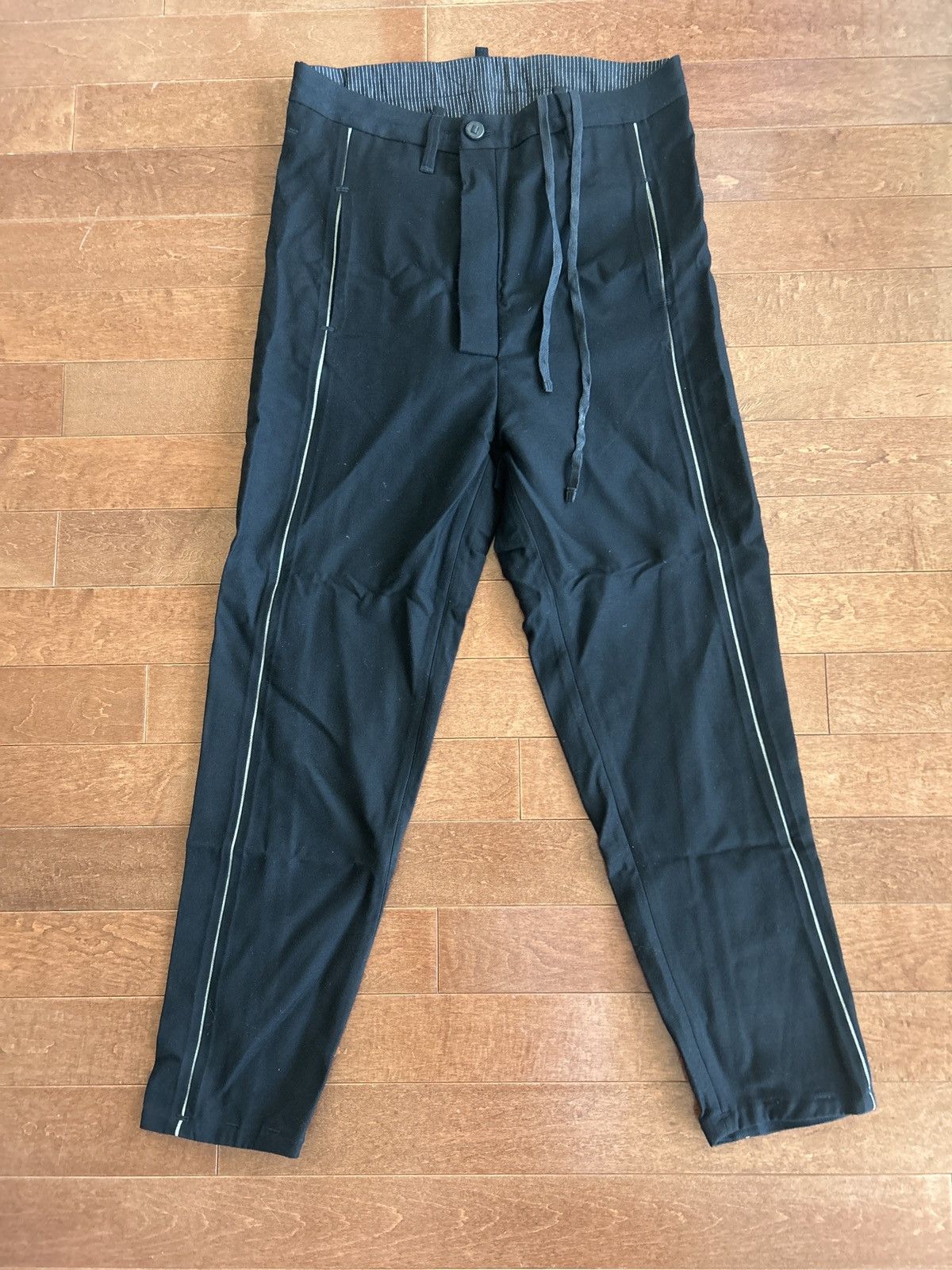 Boris Bidjan Saberi BBS AW 14-15 P1-FIII7 100% virgin wool pants size small Size US 32 / EU 48 - 1 Thumbnail