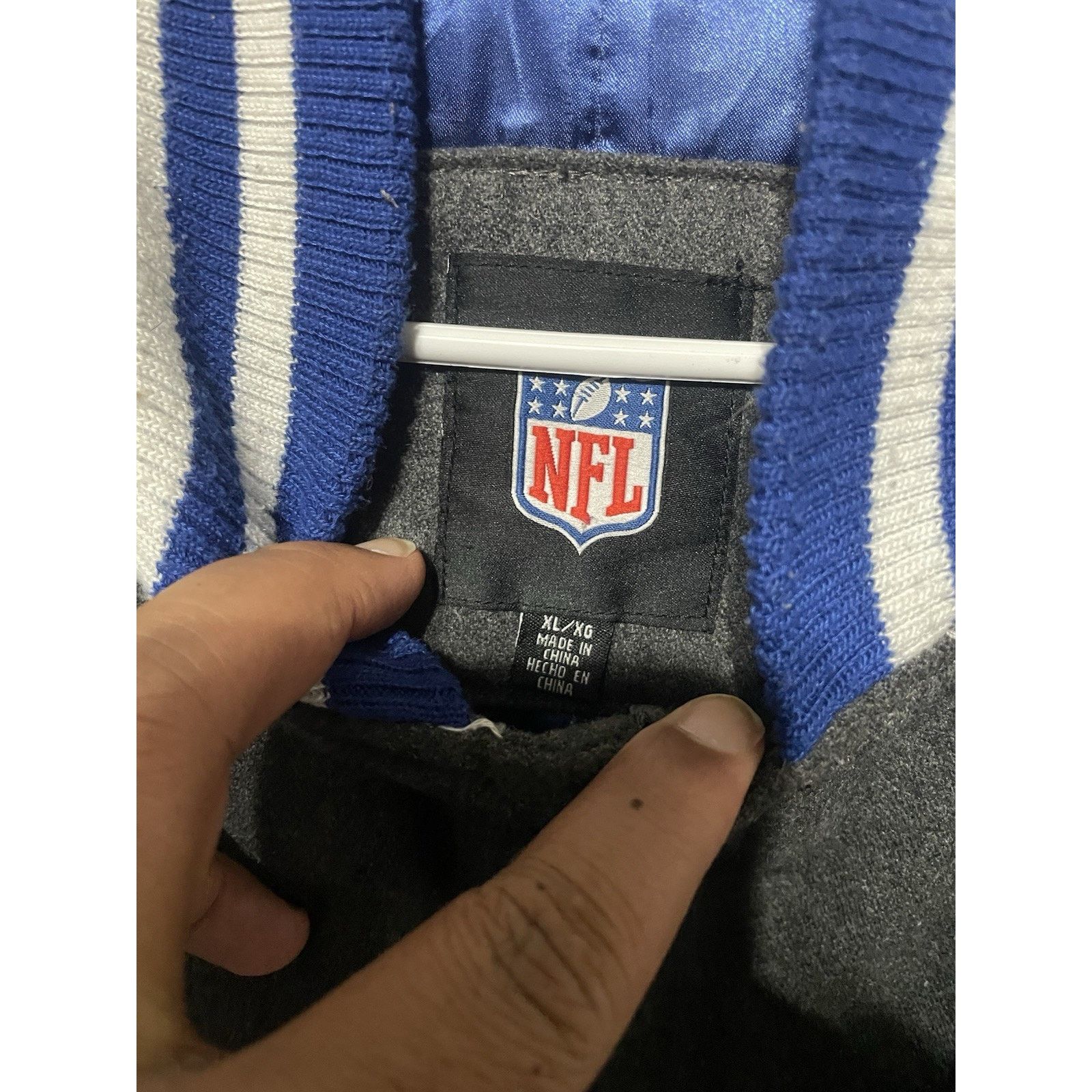 NFL Size XL-Indianapolis Colts NFL Football Jacket Apparel Coat Size US XL / EU 56 / 4 - 3 Thumbnail